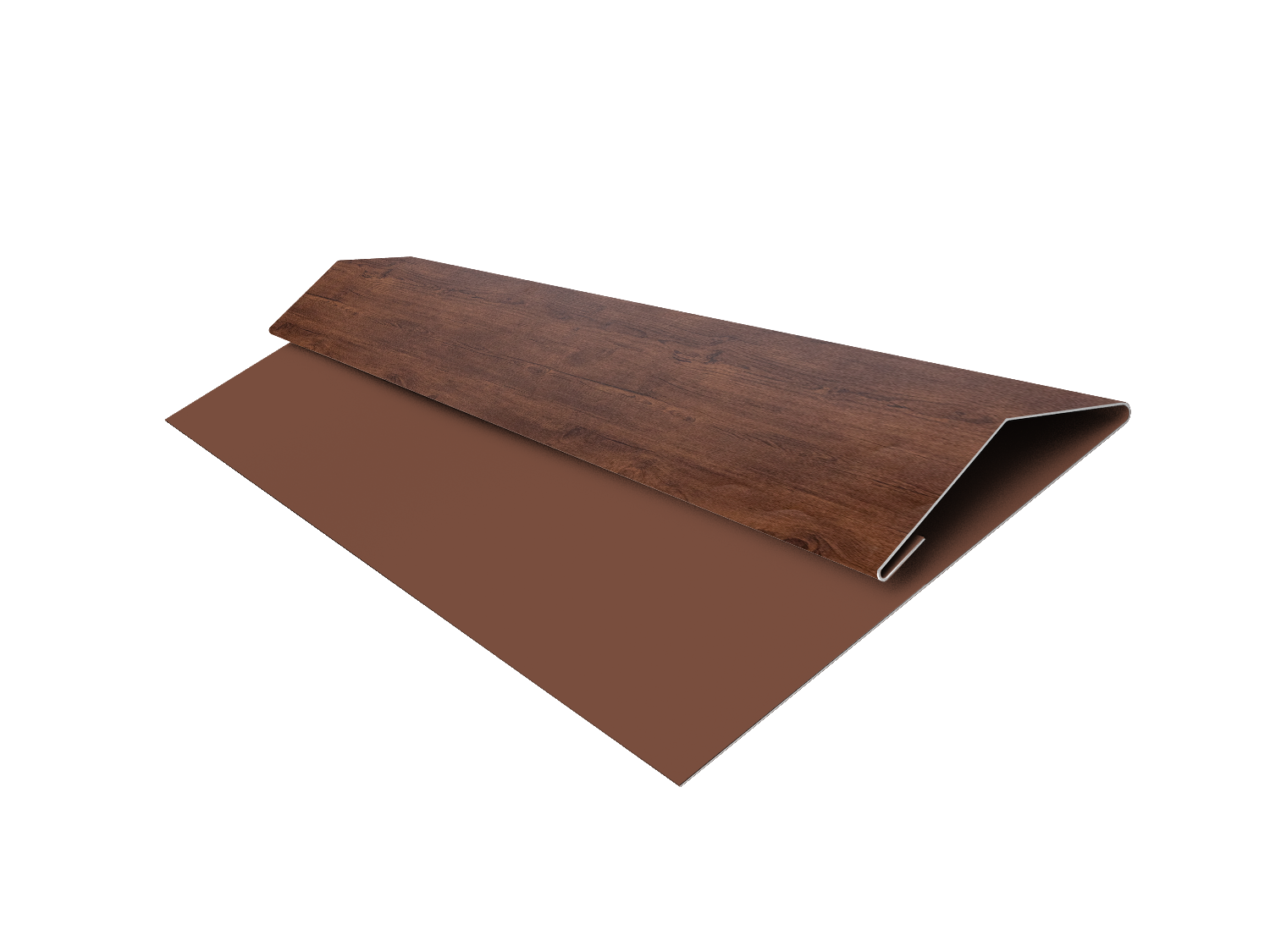 Планка стартово-финишная Экобрус Grand Line 0,4 Print Premium Cherry Wood Fresh TwinColor (3м)