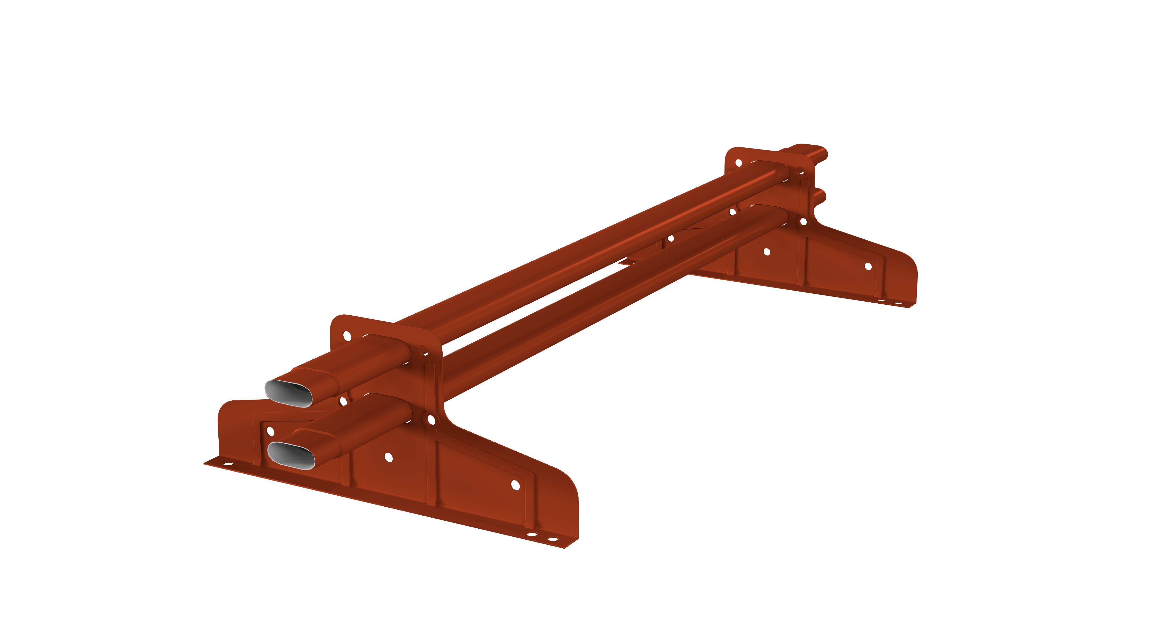 Снегозадержатель Стандарт Т4 d 40х20 RAL 8017 (1м)