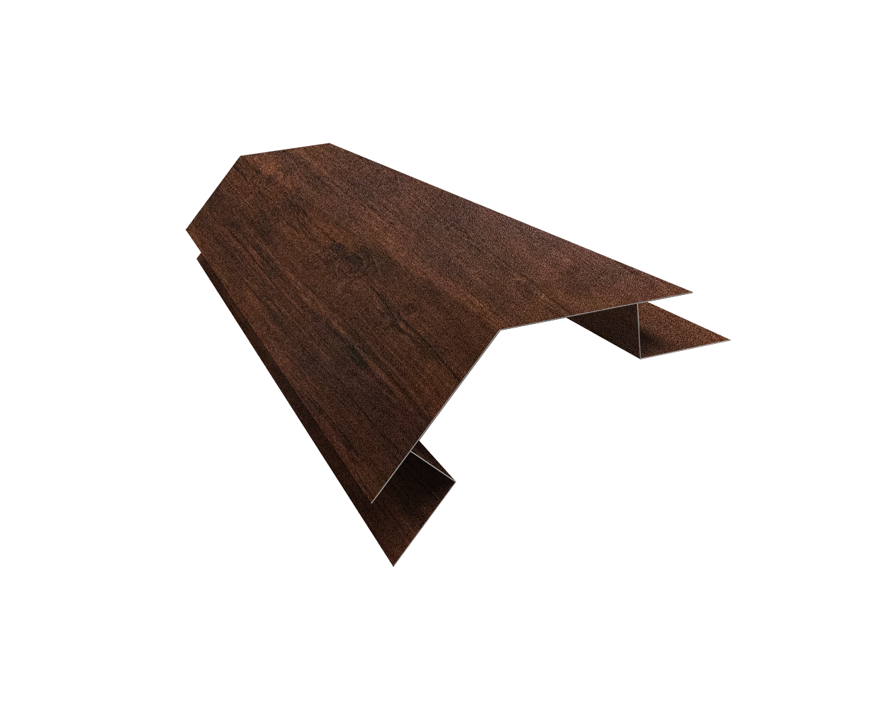 Планка угла внешнего сложного 135 градусов Блок-Хаус new Grand Line 0,45 Print-Double Premium Cherry Wood Dark F (2м)
