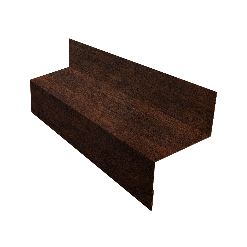 Отлив межэтажный 45 0,45 Print-Double Premium Cherry Wood Dark F (2м)