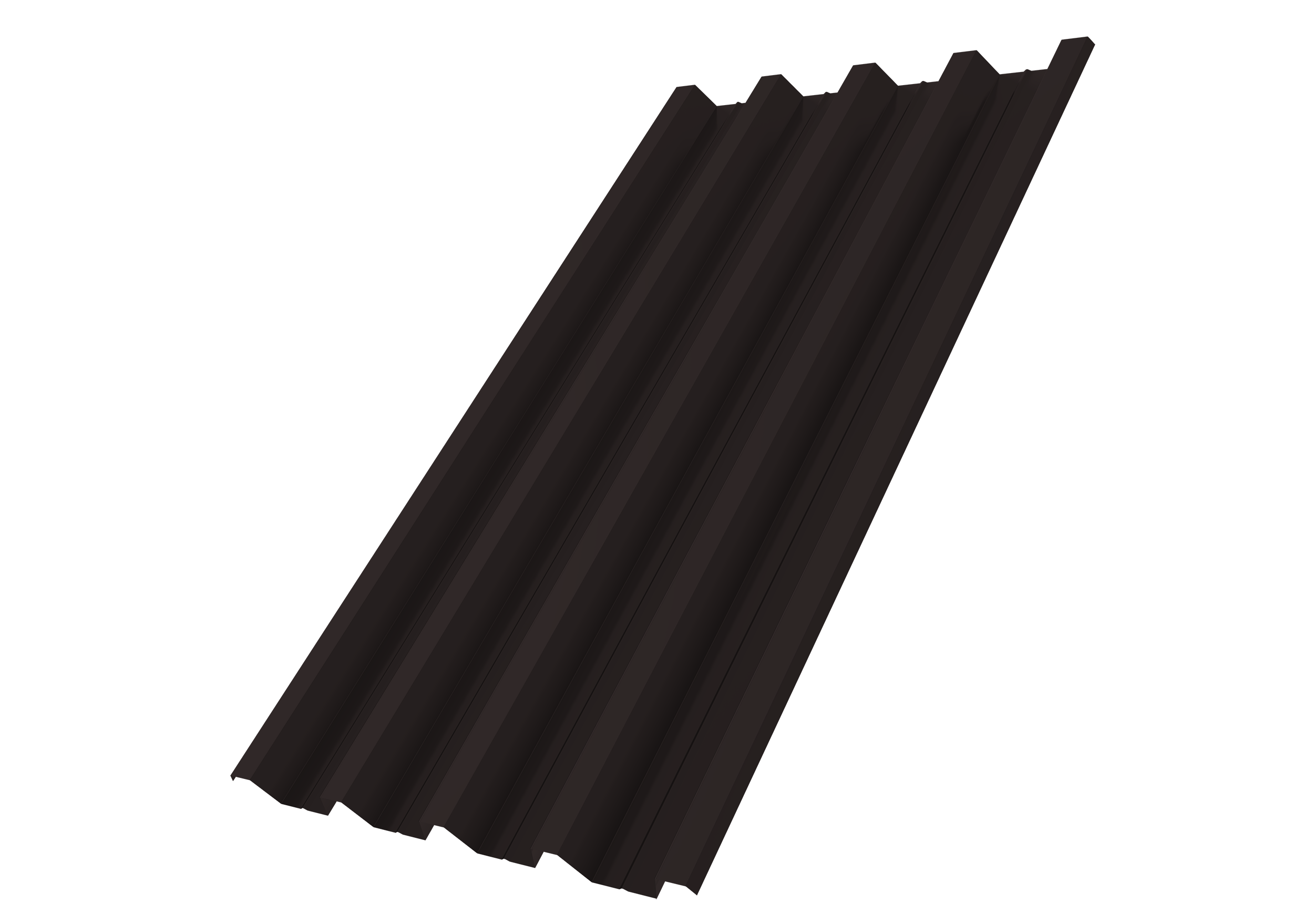 Профнастил Н60R v01 0,5 Drap RAL 9005 черный