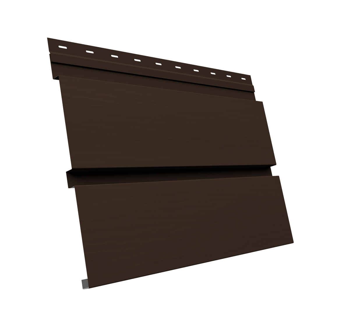 Квадро брус 3D 0,5 Satin с пленкой RAL 8017 шоколад