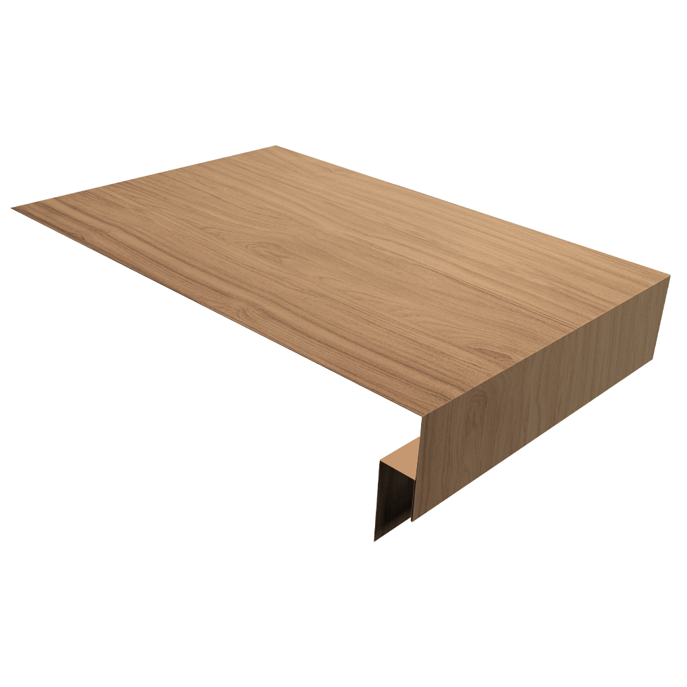 Планка околооконная сложная 250х50х18 (j-фаска) 0,45 Print Elite Honey Wood TwinColor (2м)