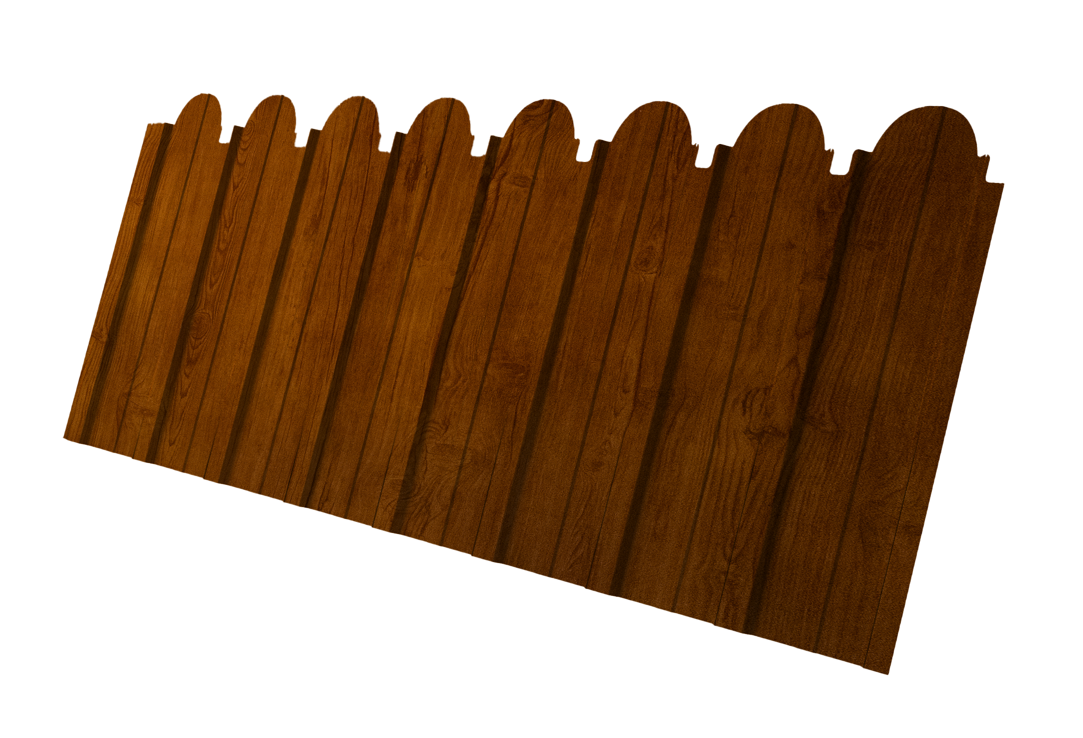 Профнастил C10A фигурный 0,45 Print Premium Golden Wood Intense FTC