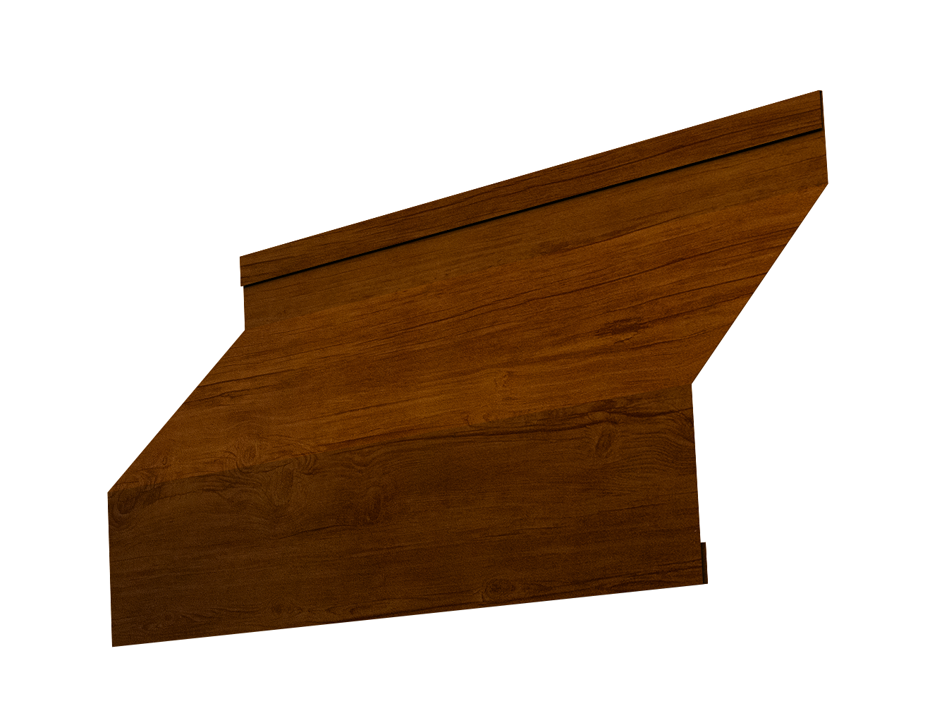 Ламель забора жалюзи Milan 0,45 Print-Double Premium Golden Wood Intense F
