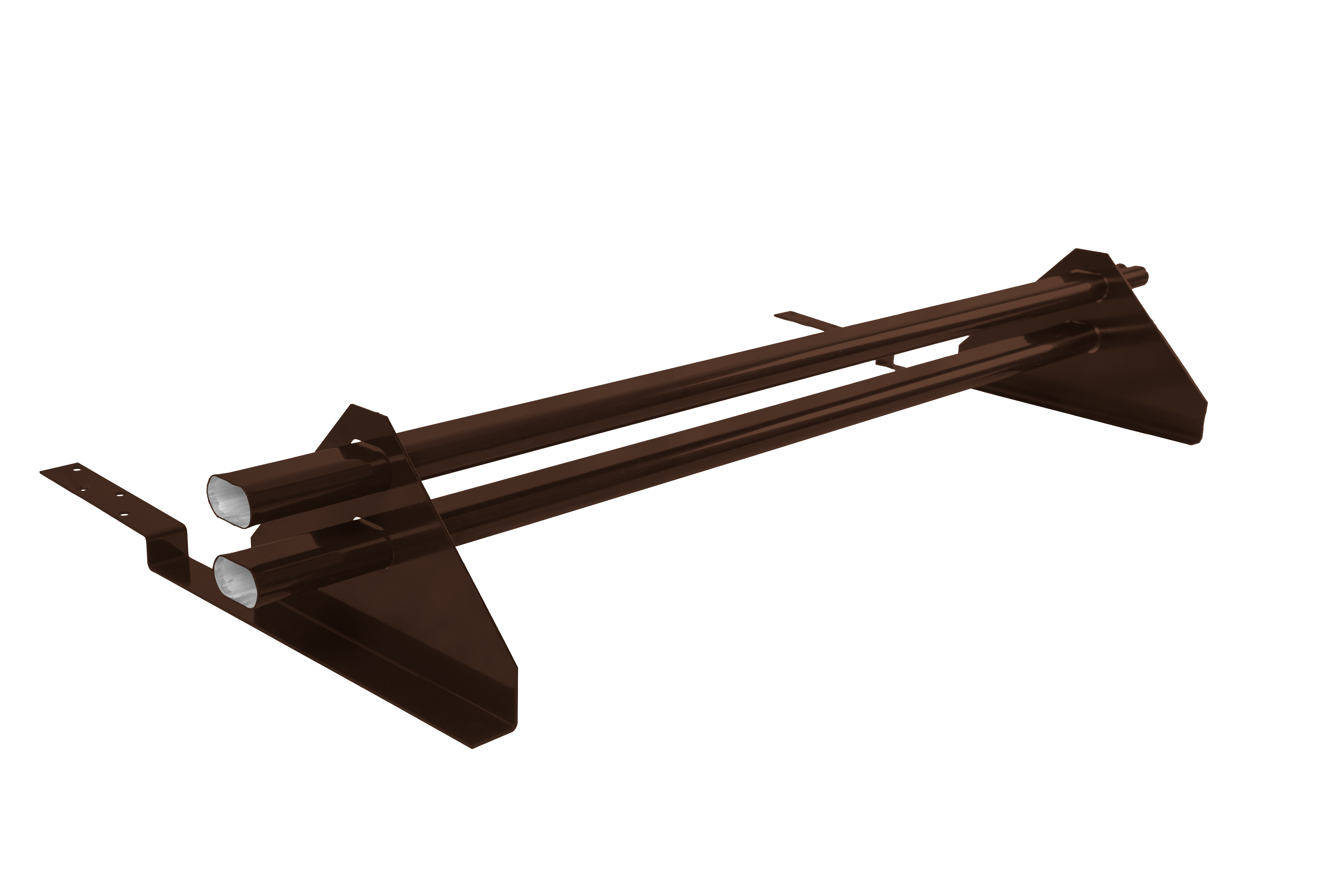 Снегозадержатель трубчатый для композитной черепицы Roman RAL 8017 (1м)