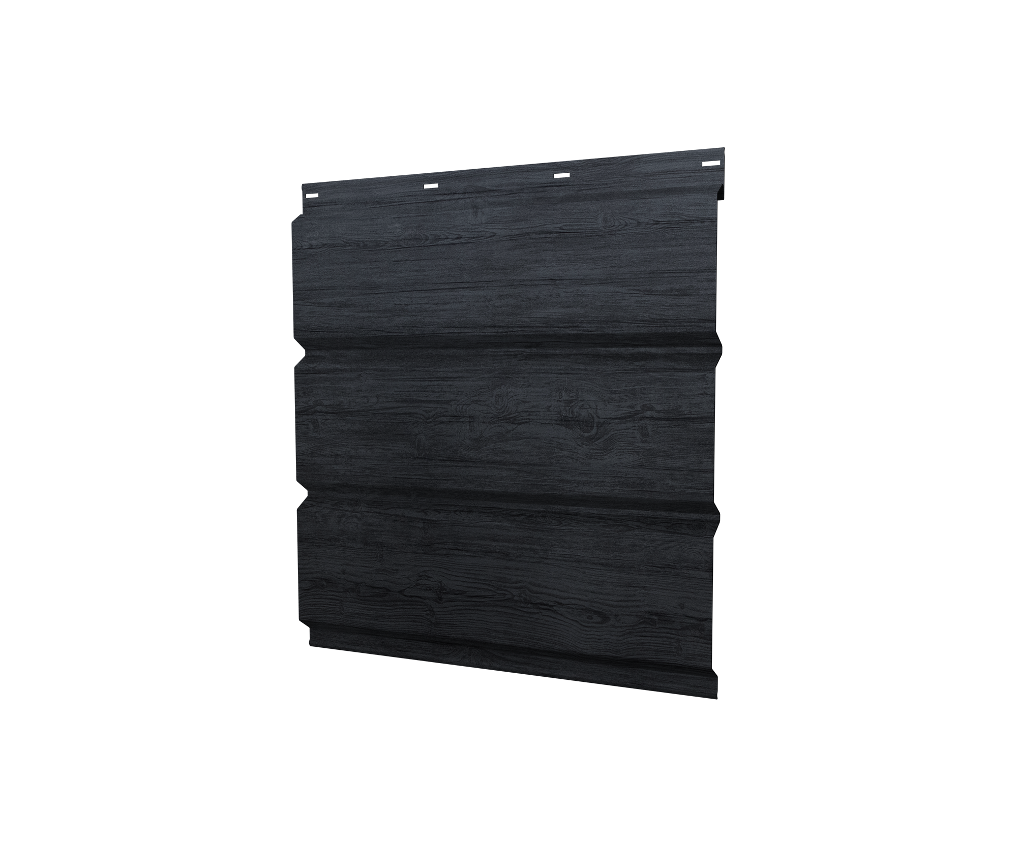 Софит металлический без перфорации 0,45 Print Premium с пленкой Grey Wood TwinColor