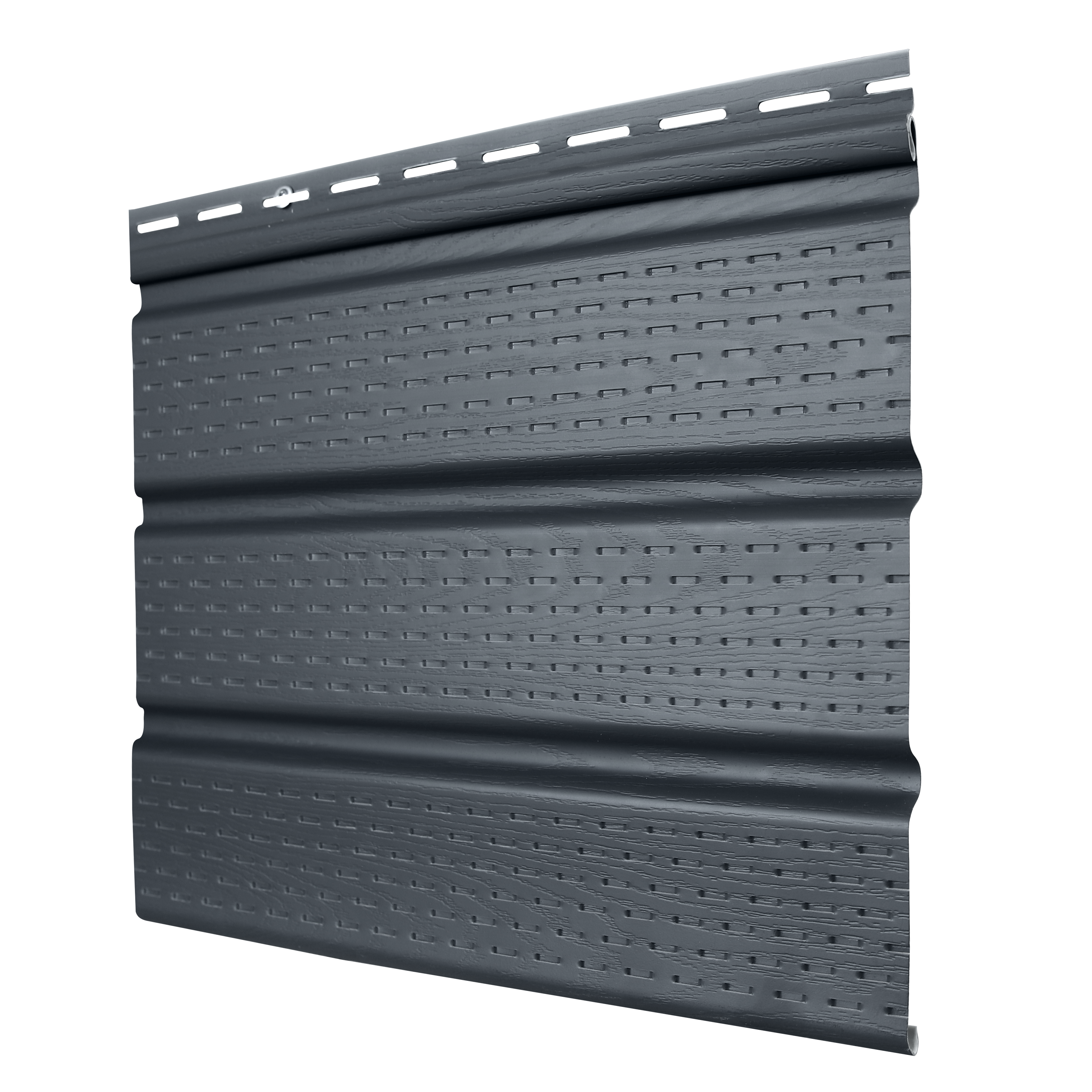 Софит Premium Acryl Grand Line полностью перфорированный графит (3,0м)