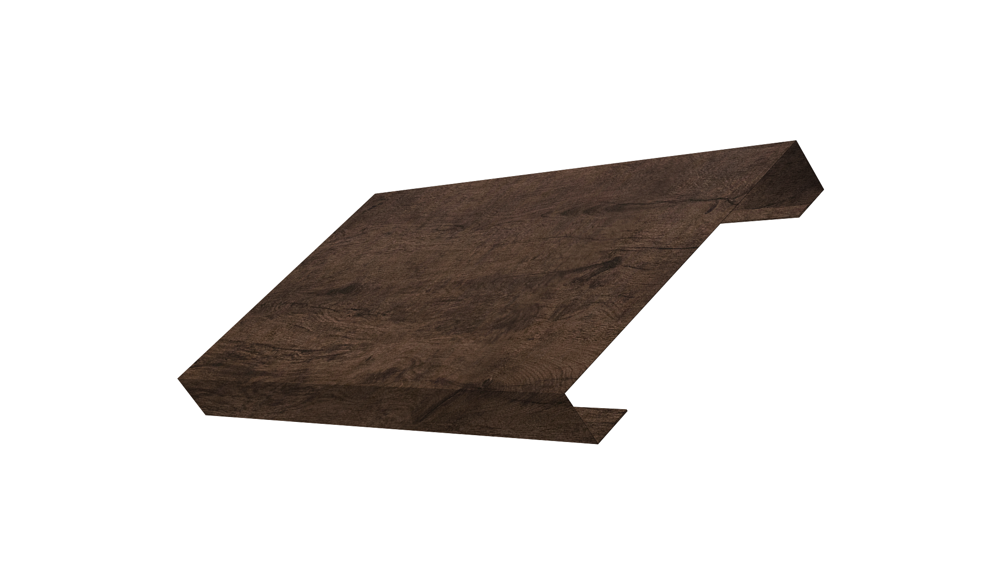 Ламель лицевая 125 забора жалюзи Texas 0,45 Print-Double Elite Antique Wood
