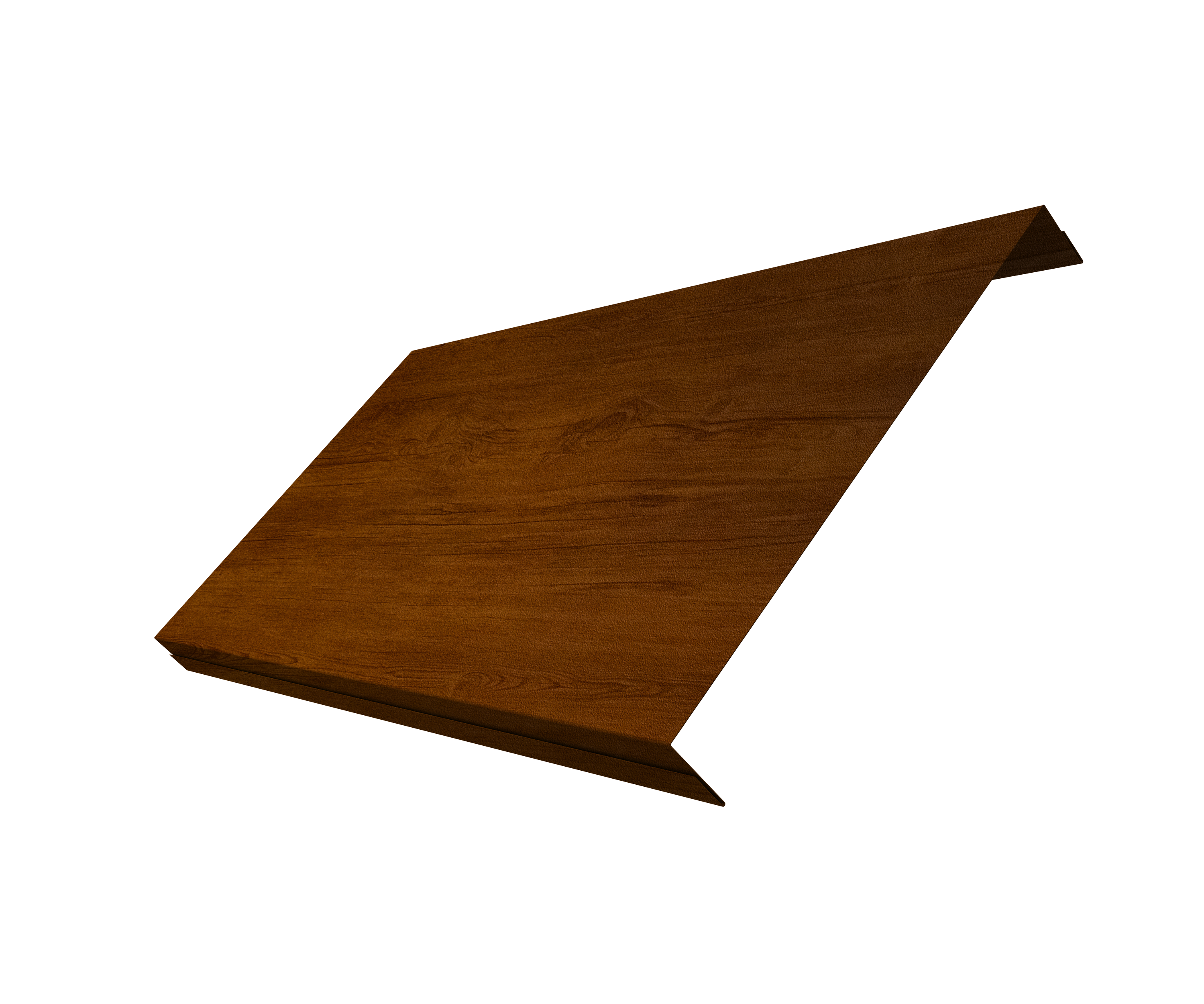 Ламель обратная 200 забора жалюзи Texas 0,45 Print Premium Golden Wood Intense FTC