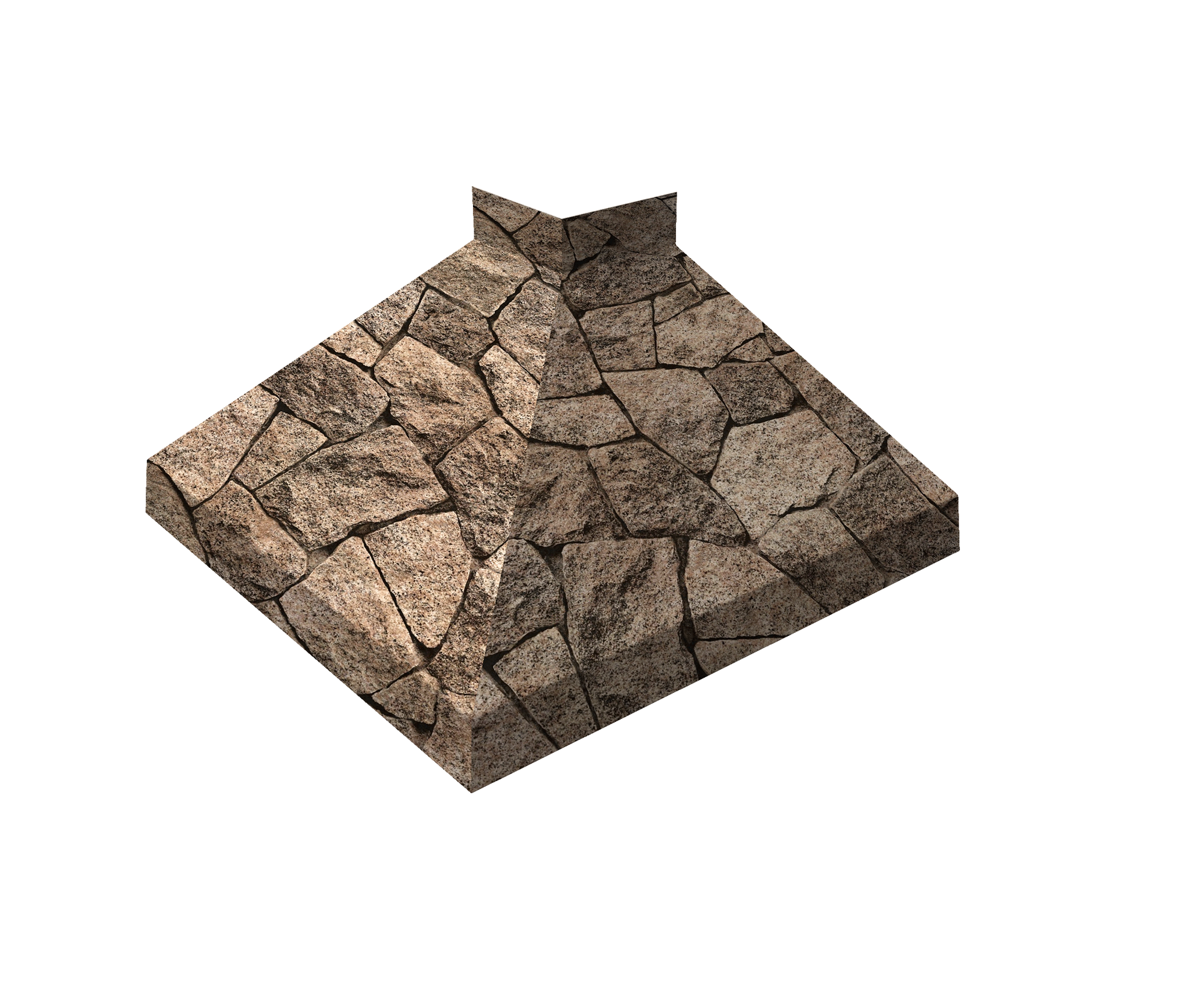 Угол отлива внешний 100 0,45 Print Elite с пленкой King Stone TwinColor