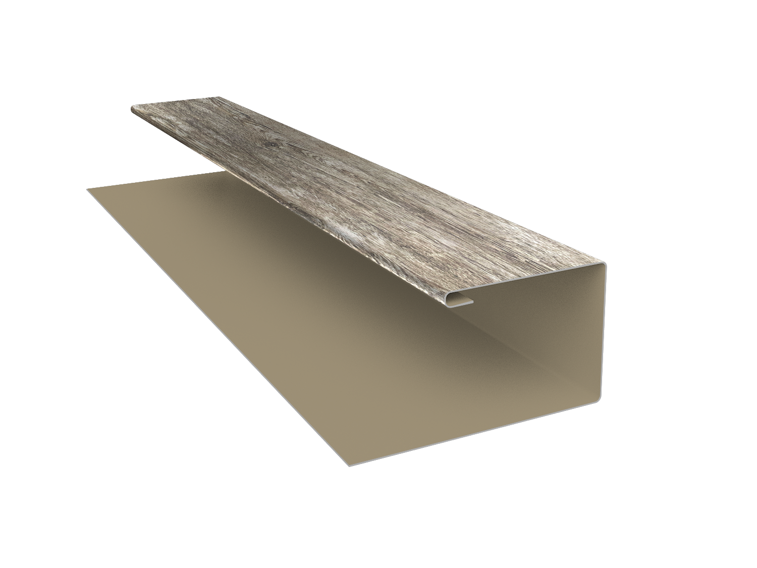 Планка П-образная Экобрус Grand Line 0,45 Print Elite Nordic Wood TwinColor (2м)