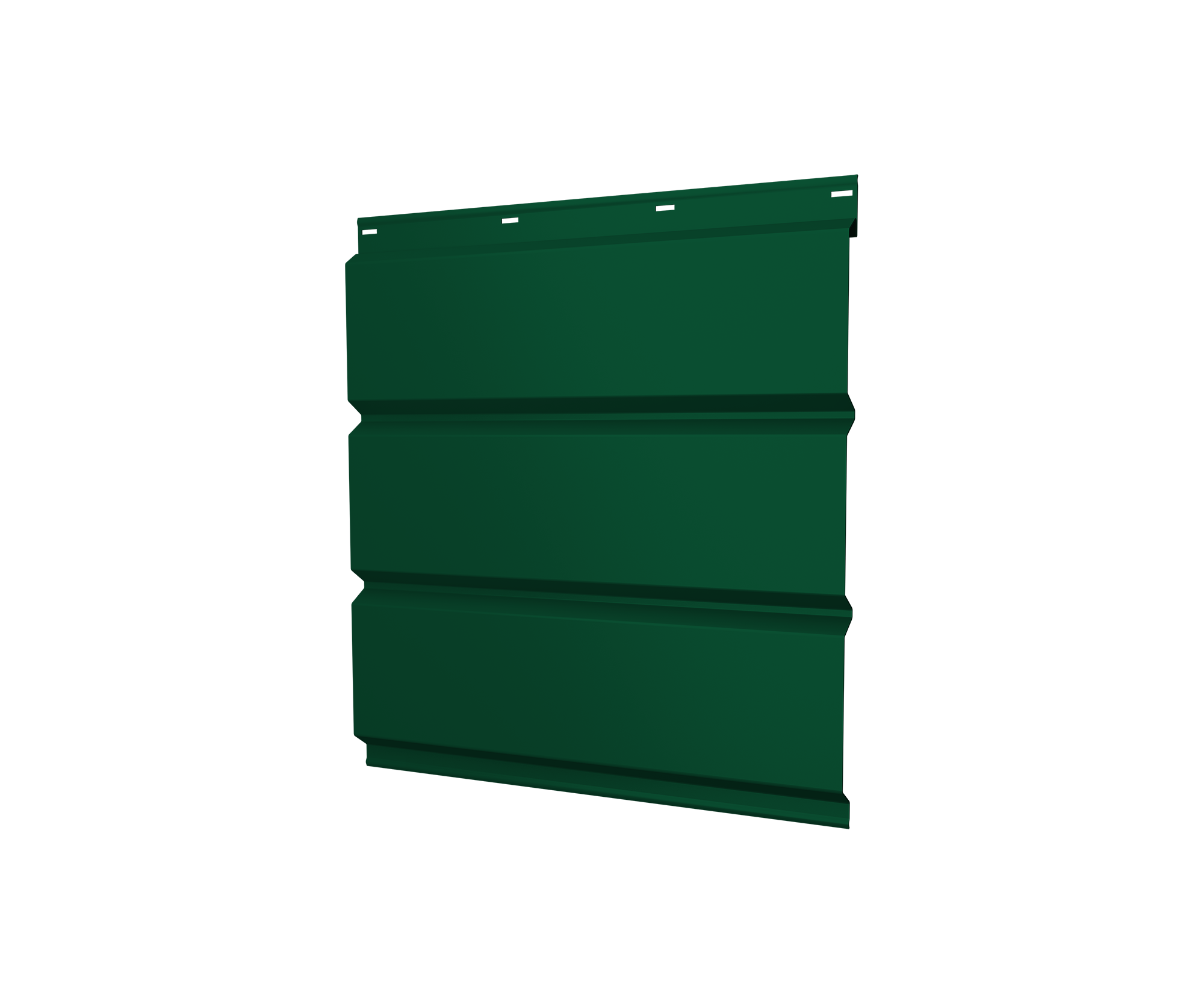 Софит металлический без перфорации 0,5 Satin Matt TX с пленкой RAL 6005 зеленый мох