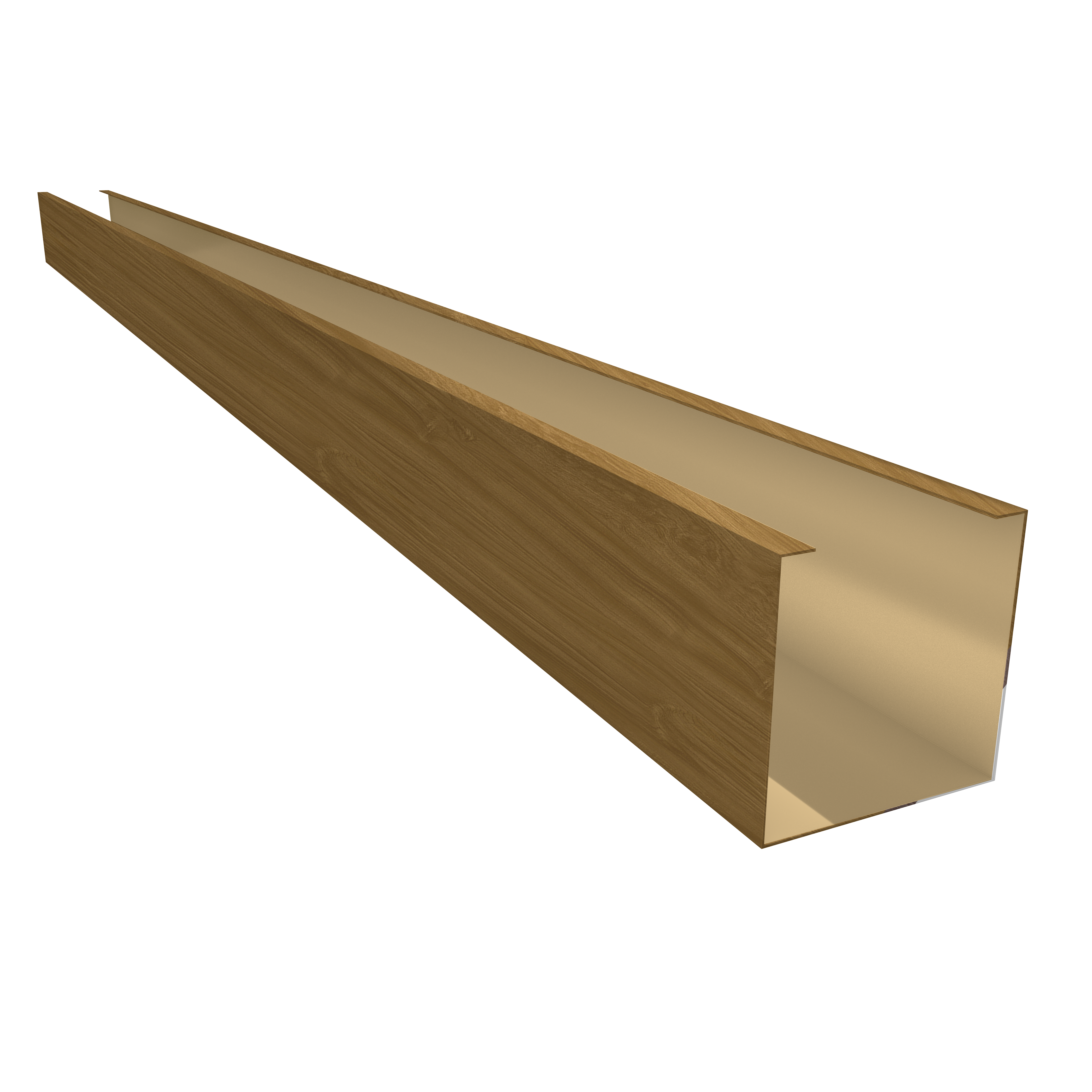 Кубообразная рейка GL Ш50/В50 Honey Wood Zn 0,45 L=3м