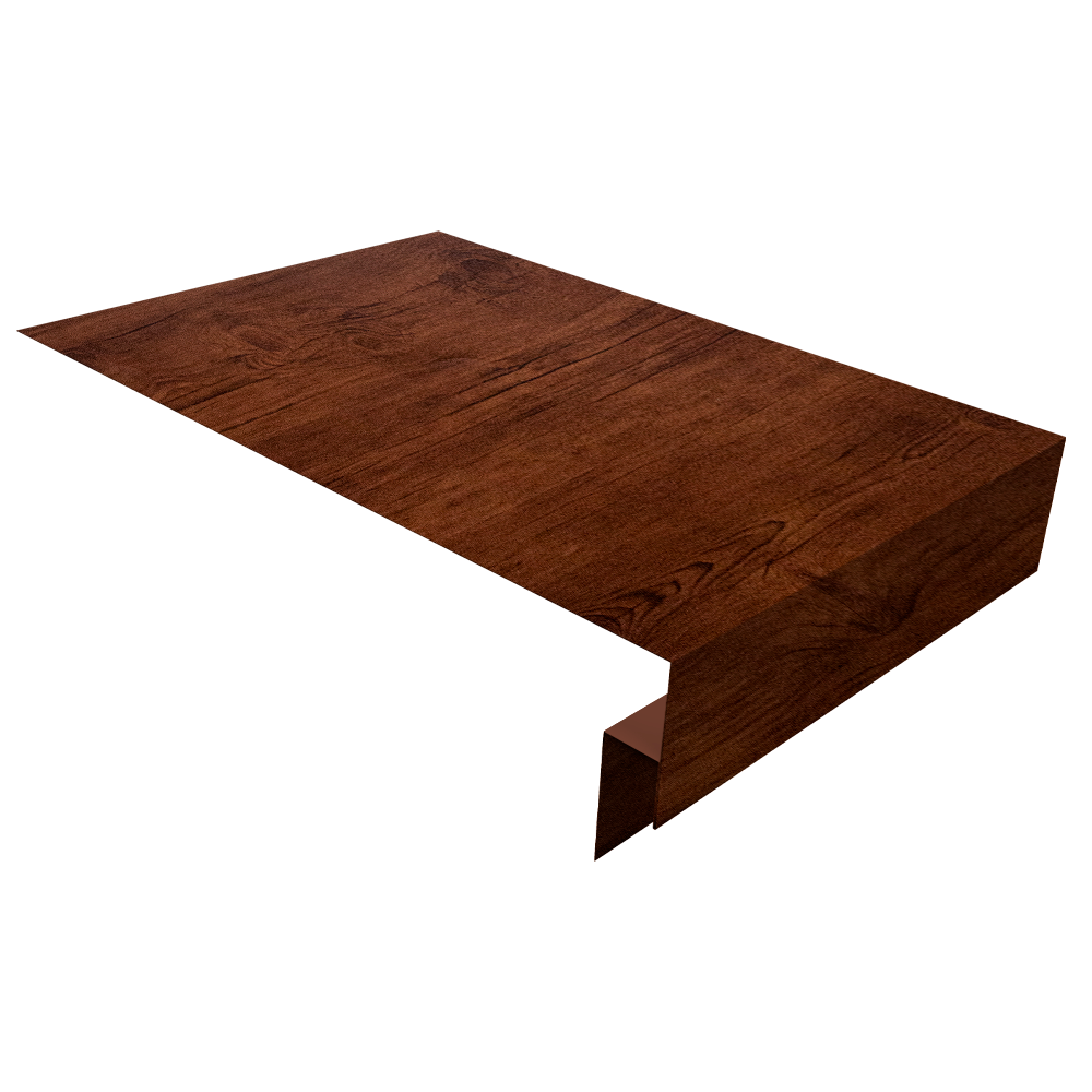 Планка околооконная сложная 300х50х18 (j-фаска) 0,4 Print Premium Cherry Wood Fresh TwinColor (2м)