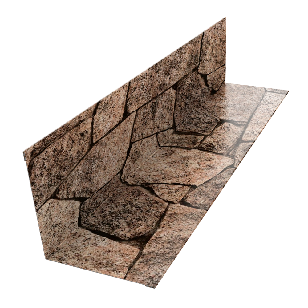 Угол внутренний 110х110 0,45 Print Elite King Stone TwinColor (3м)