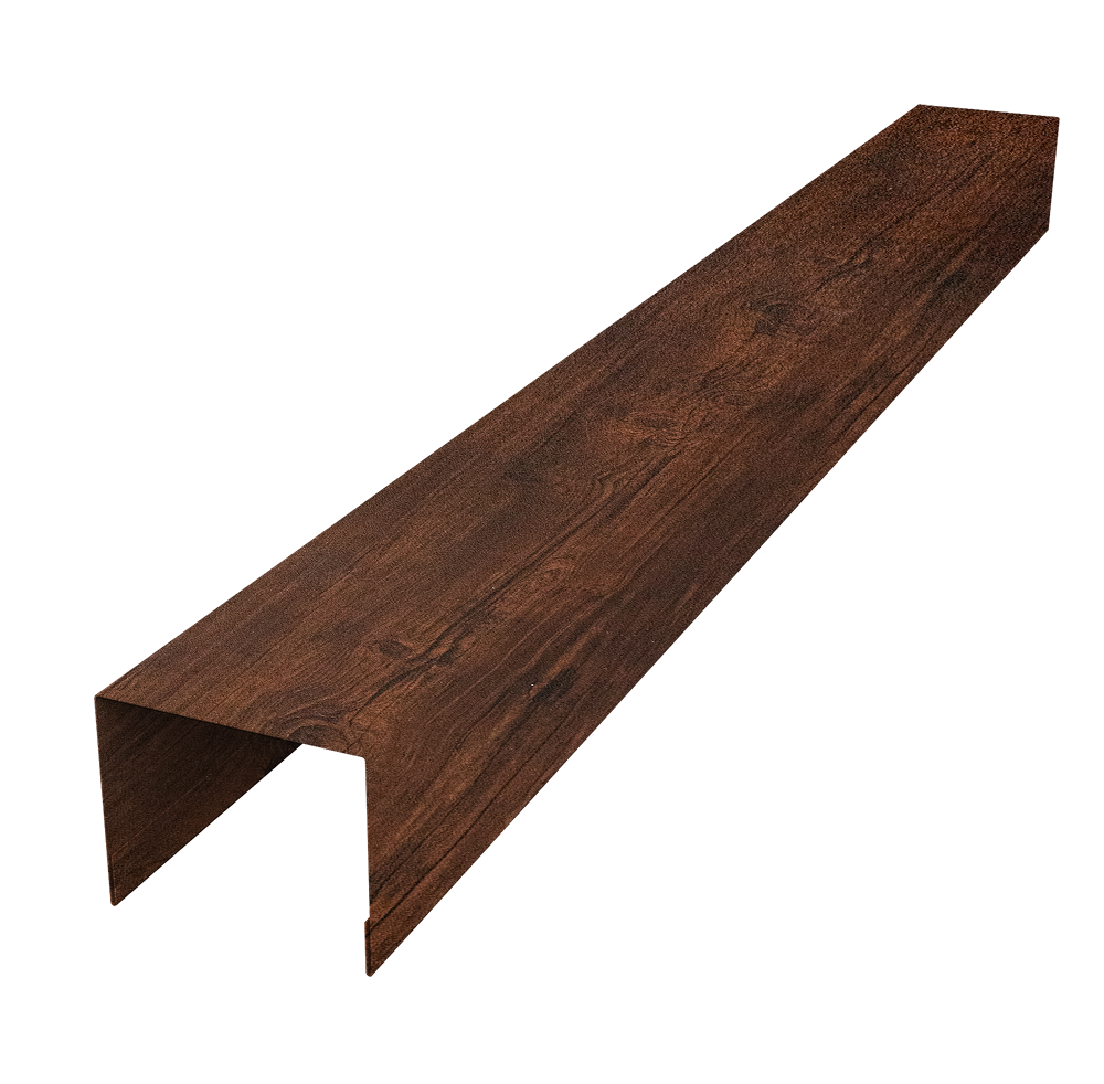 Нащельник 125 Texas 25х35 0,45 Print-Double Premium Cherry Wood Dark F (L1,5)