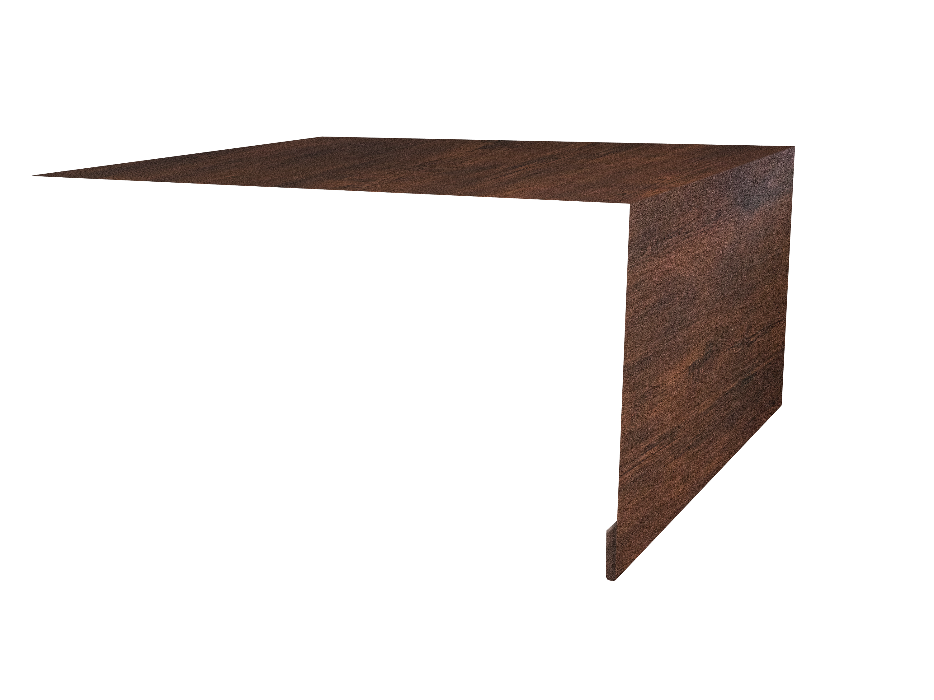 Планка околооконная простая 250х50 0,45 Print-Double Premium Cherry Wood Dark F (3м)
