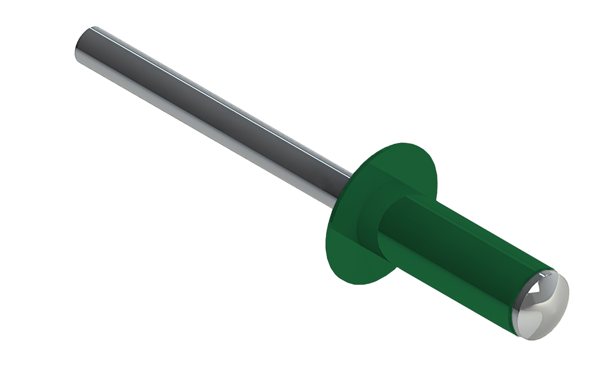 Заклёпка вытяжная Daxmer 4,0х10 RAL 6029 (10х1000шт) ал/ст