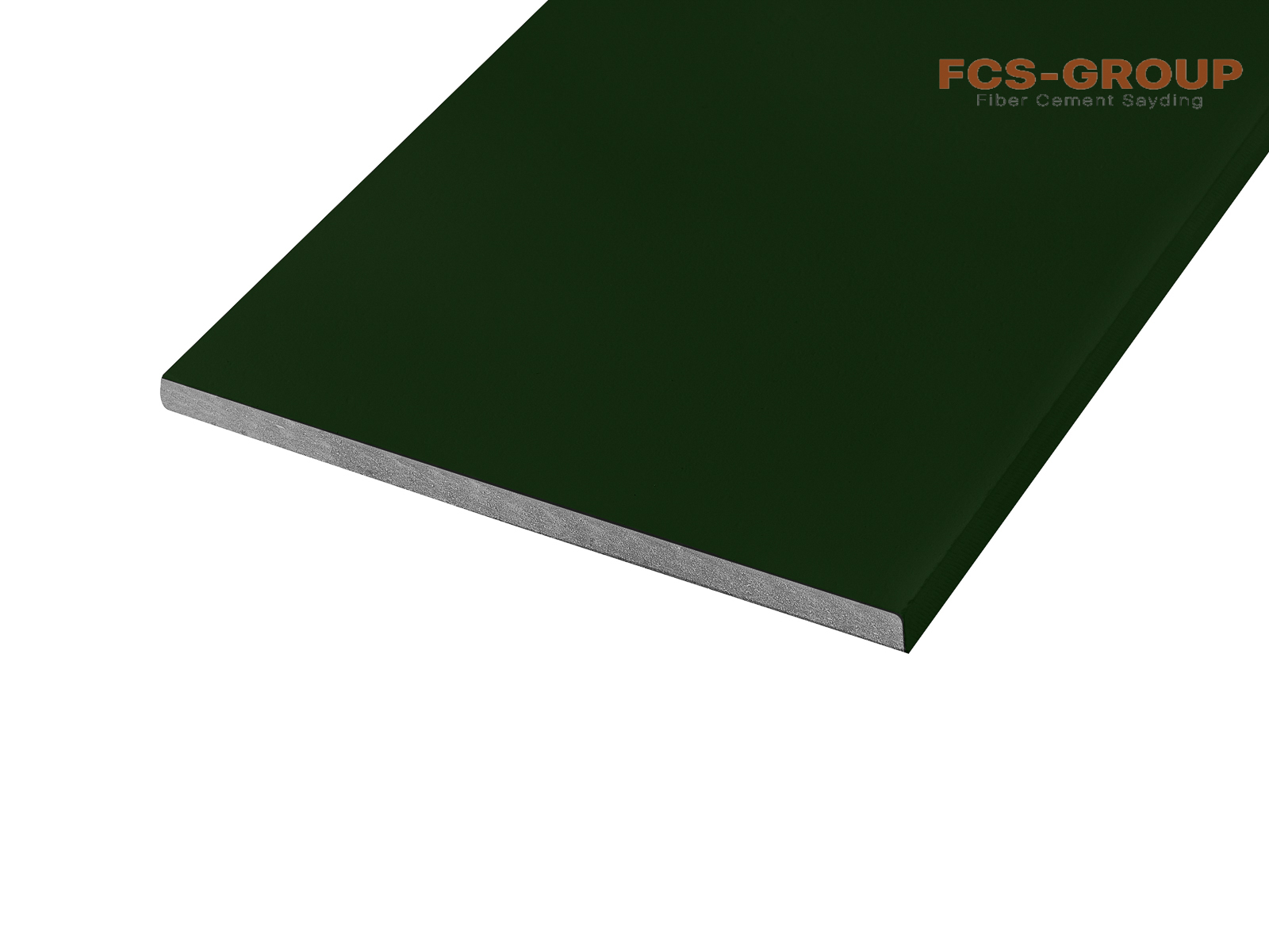 Фиброцементный сайдинг 190х10мм FCSPRO Smooth F31 зеленый океан (3м)