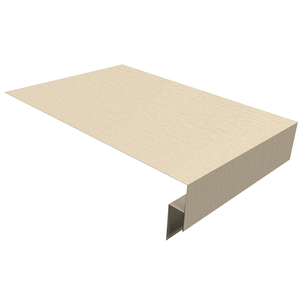 Планка околооконная сложная 250х50х12 (j-фаска) 0,45 Print Elite Milky Wood TwinColor (2м)