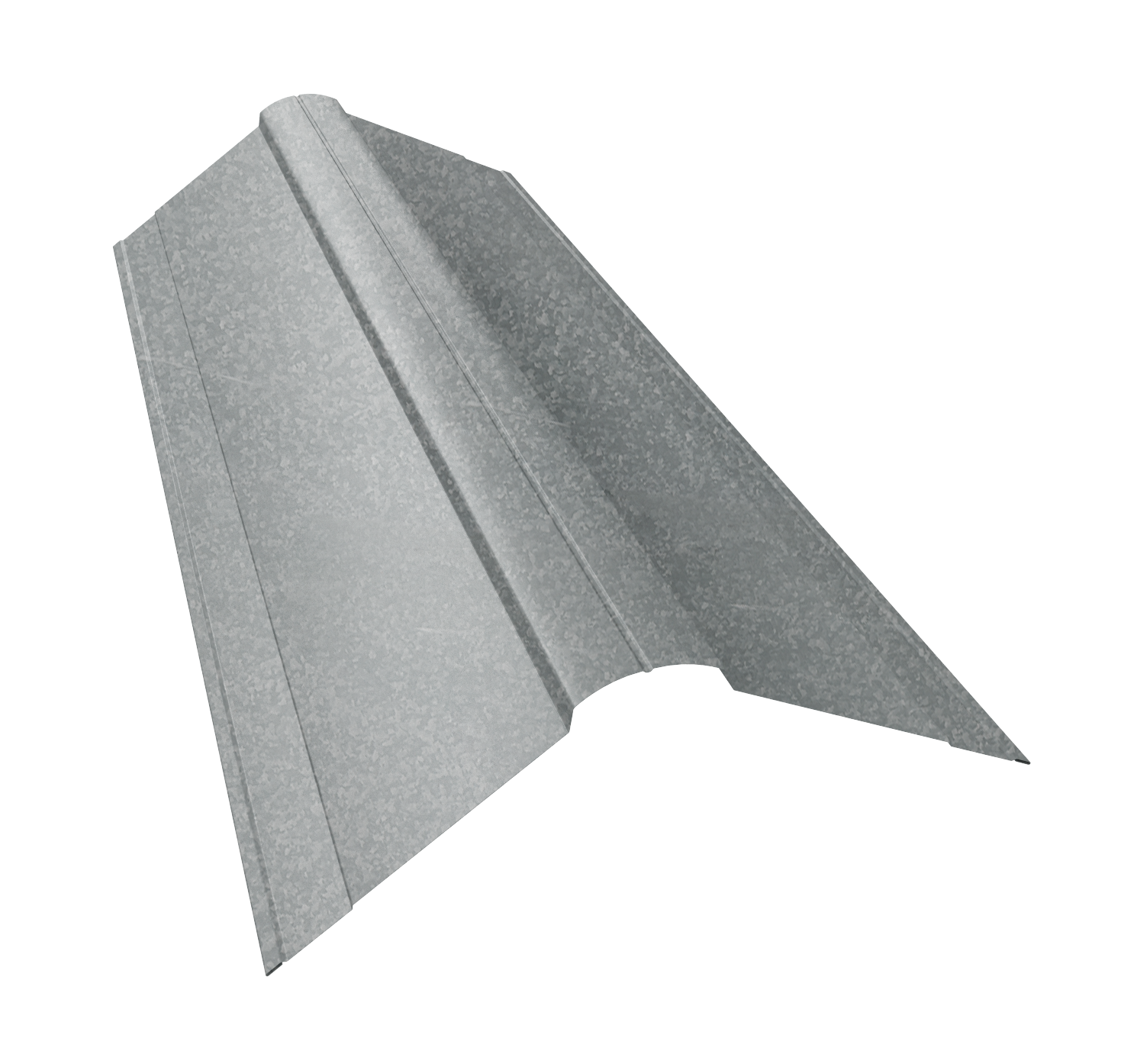 Планка конька фигурного 150x150 0,45 Zn (3м)