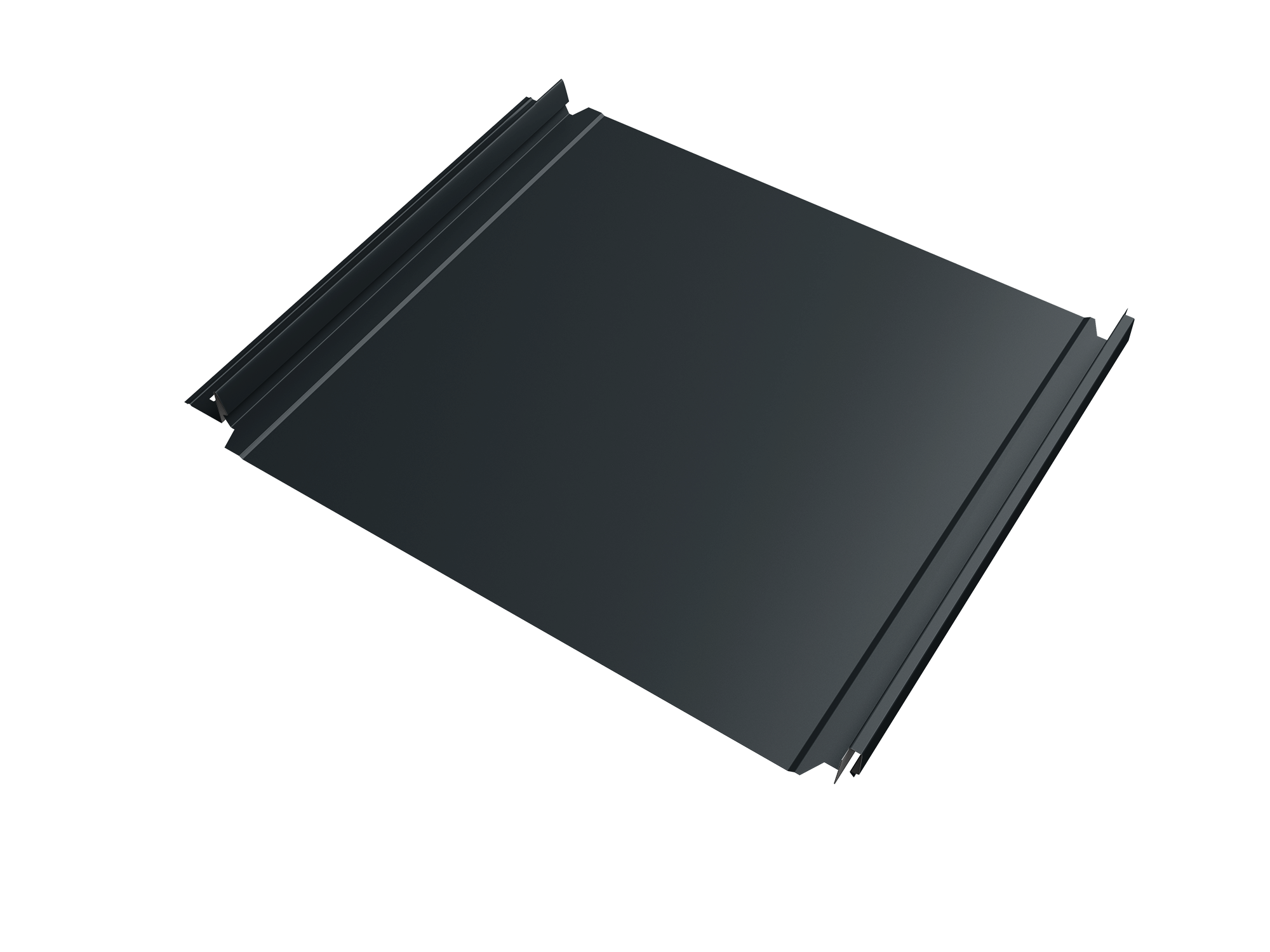 Кликфальц Double Pro Grand Line 0,5 Satin с пленкой на замках RAL 7016 антрацитово-серый