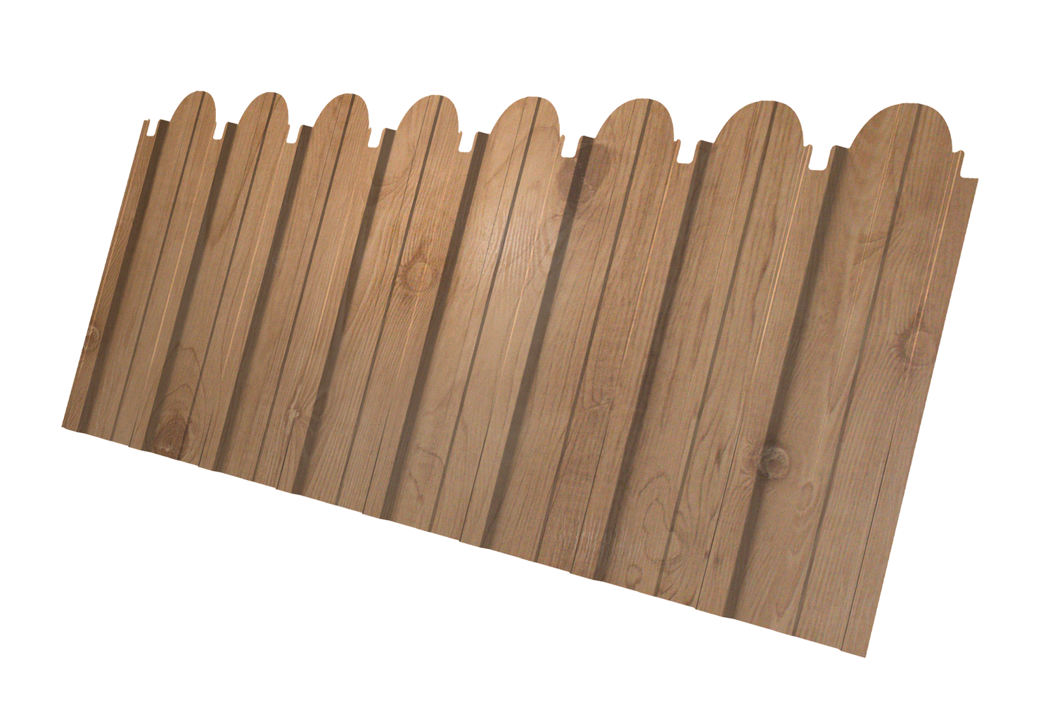 Профнастил C10A фигурный 0,45 Print Premium Pine Wood Fresh