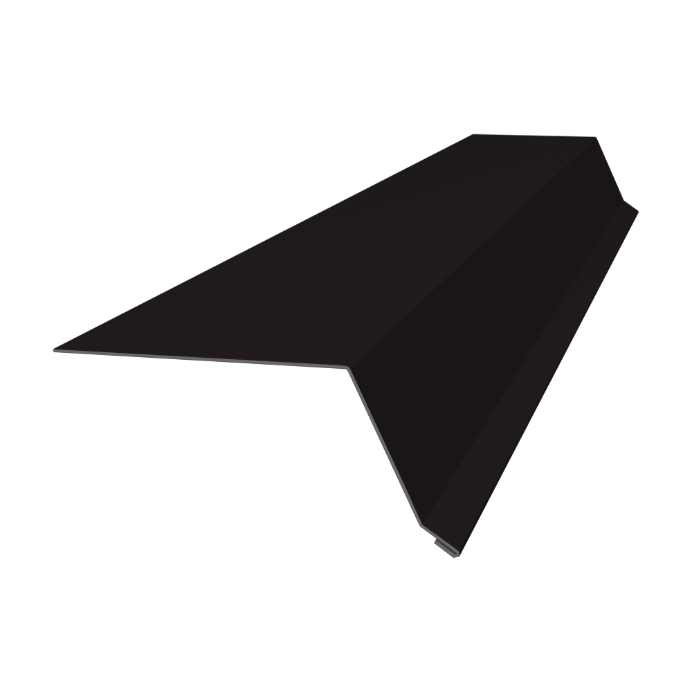 Планка капельник 100х55 0,5 Satin Matt TX RAL 9005 черный (3м)