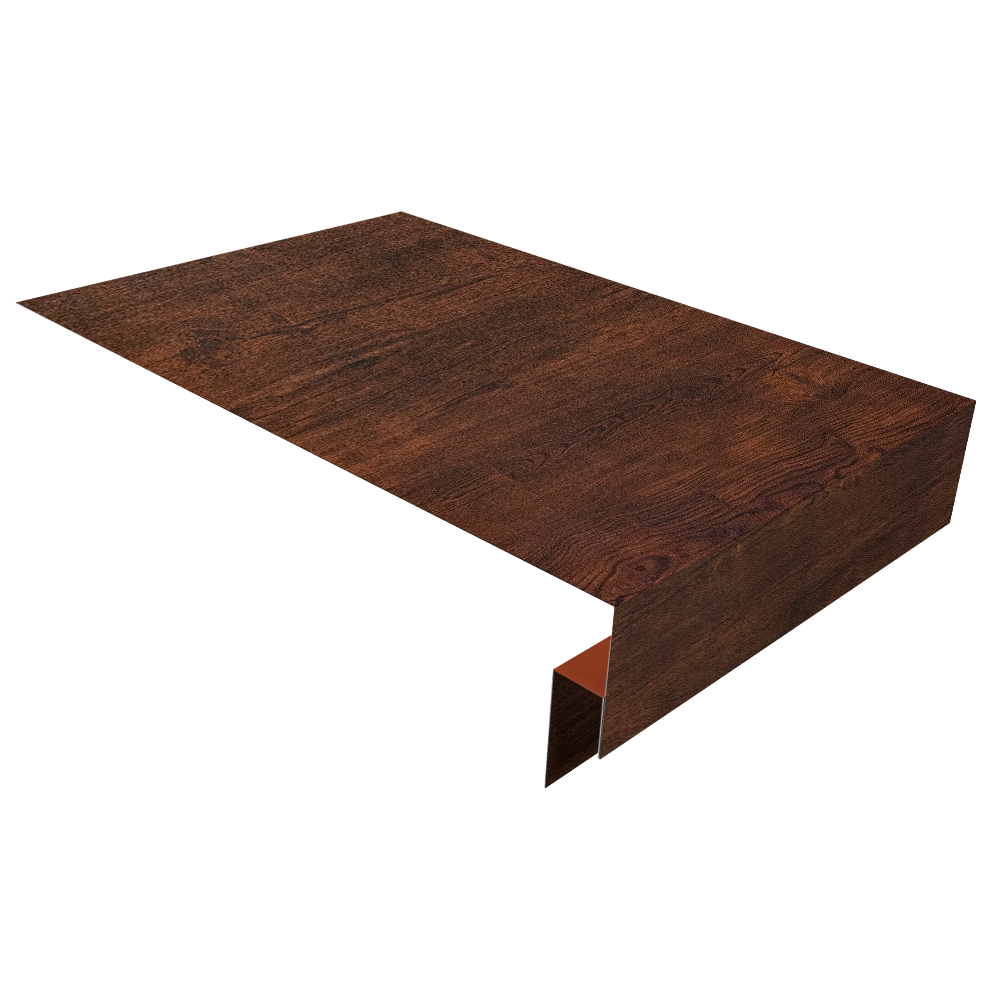 Планка околооконная сложная 300х50х18 (j-фаска) 0,4 Print Premium Cherry Wood Dark FTC (2м)