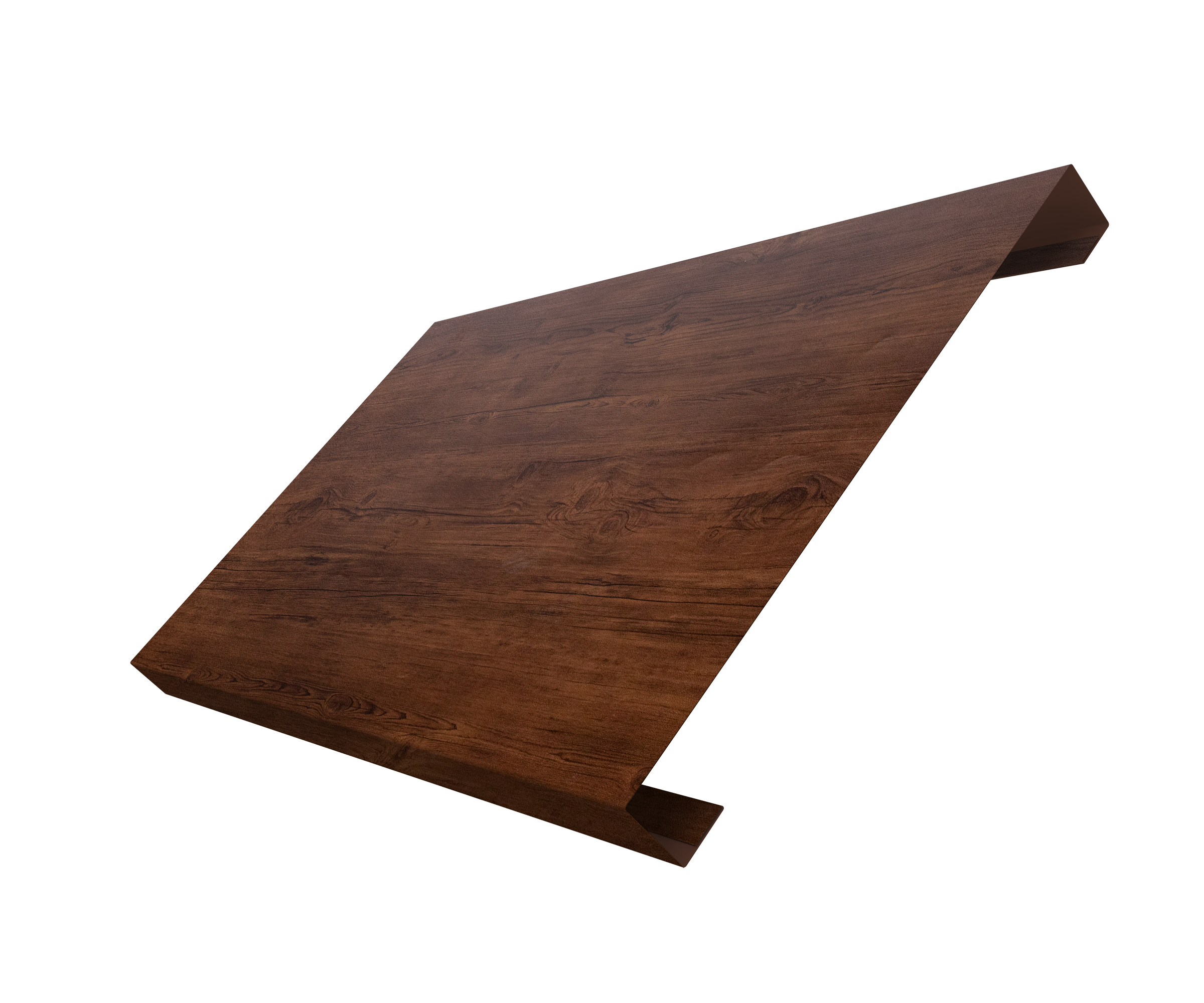 Ламель лицевая 200 забора жалюзи Texas 0,45 Print Elite Cherry Wood TwinColor