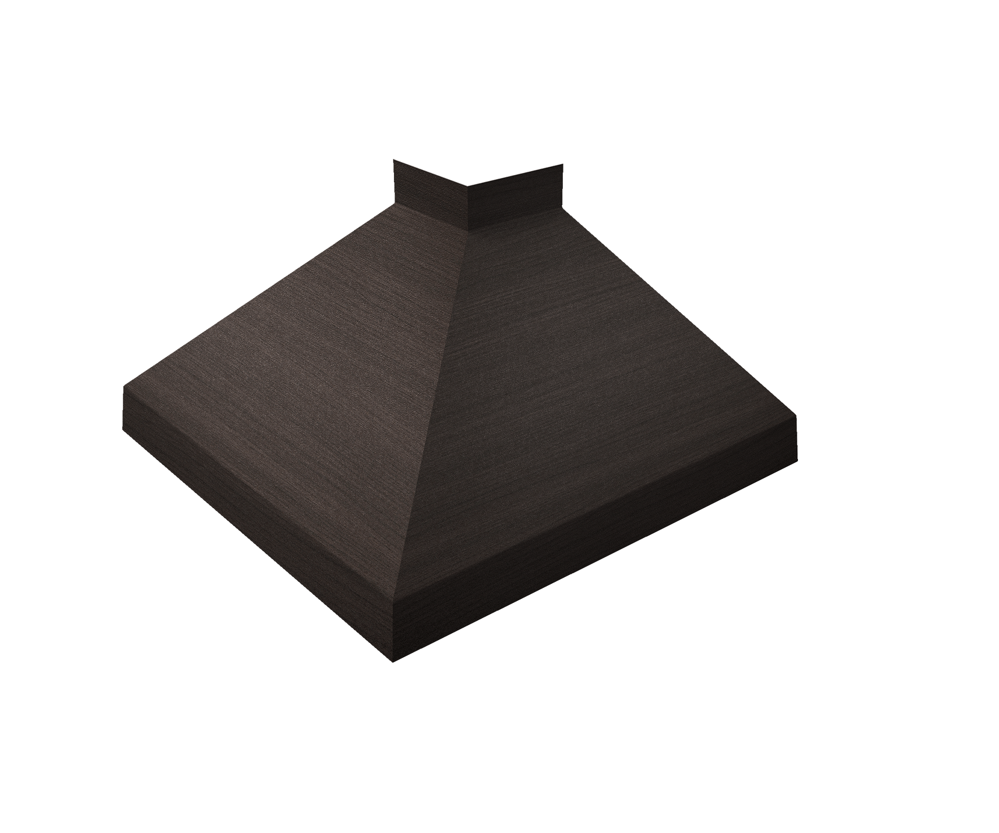 Угол отлива внешний 100 0,45 Print Elite с пленкой Coffee Wood TwinColor