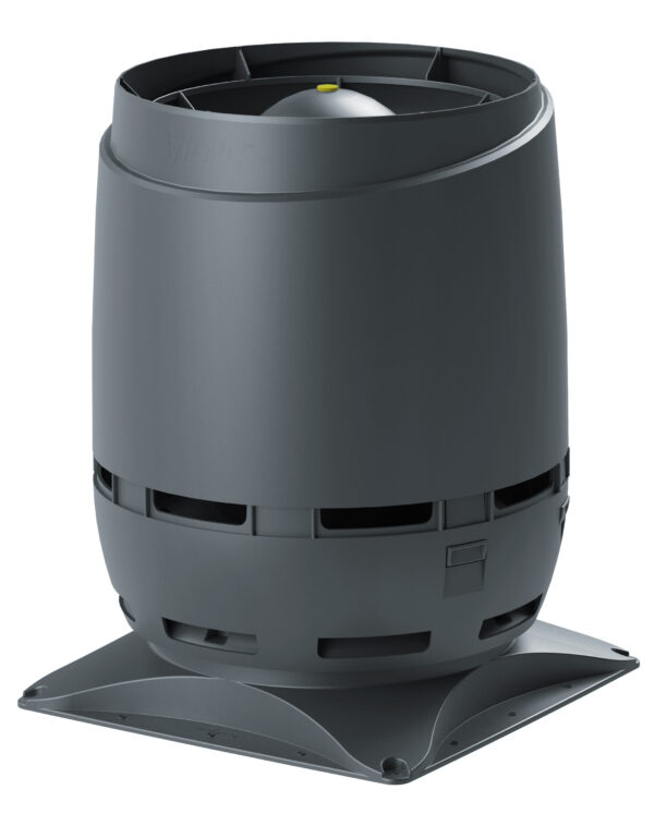 Вентилятор Vilpe Flow Eсo200S с основанием 400x400 серый