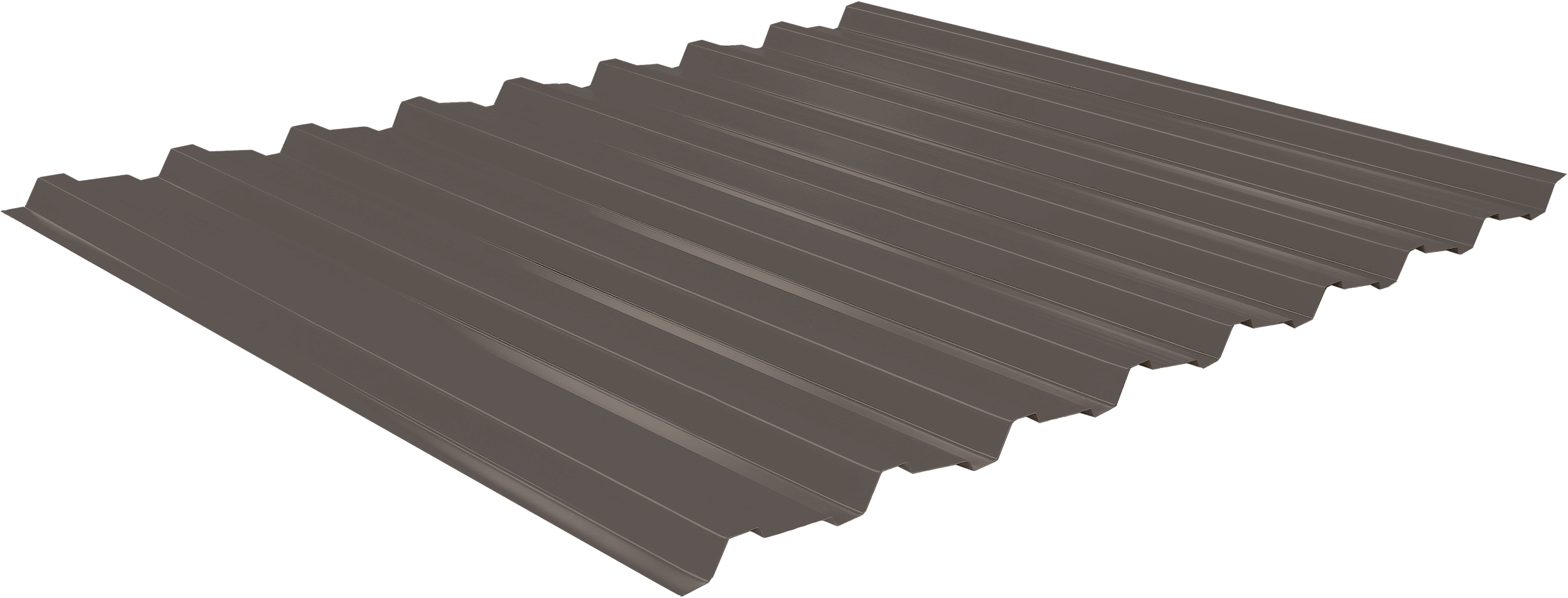 Профнастил Estet C19 0,5 PE-Double RAL 8017 шоколад