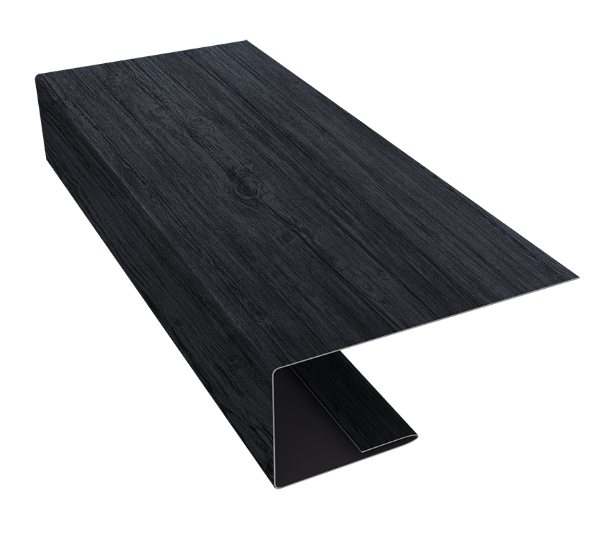J-Профиль 18мм 0,45 Print Premium Grey Wood TwinColor (3м)