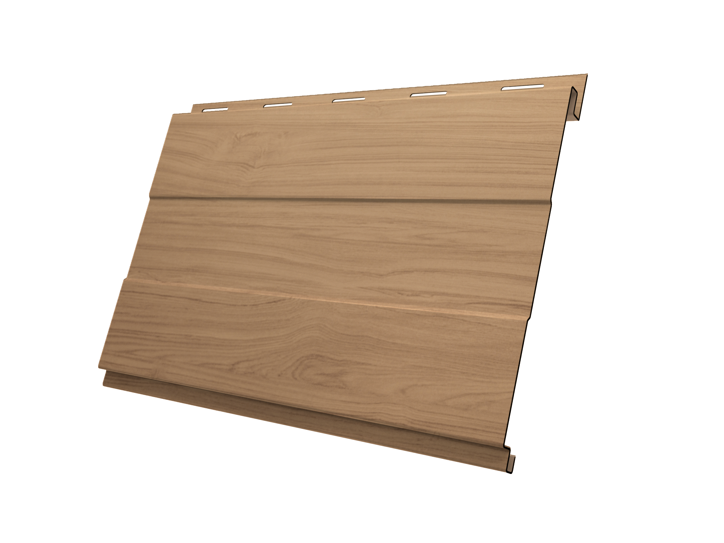 Софит Вертикаль 0,2 prof Grand line 0,45 Print Elite с пленкой Honey Wood TwinColor