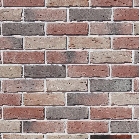 Рядовая плитка White Hills Design Сити брик 378-90 с расшивкой 1,2 см