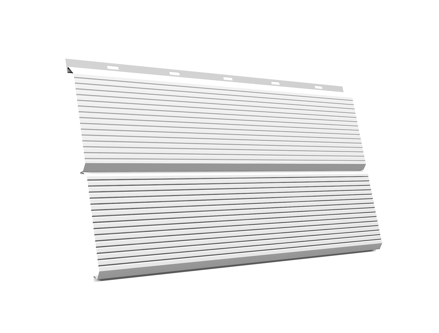 ЭкоБрус 0,345 Gofr Grand Line 0,5 Satin с пленкой RAL 9003 сигнальный белый