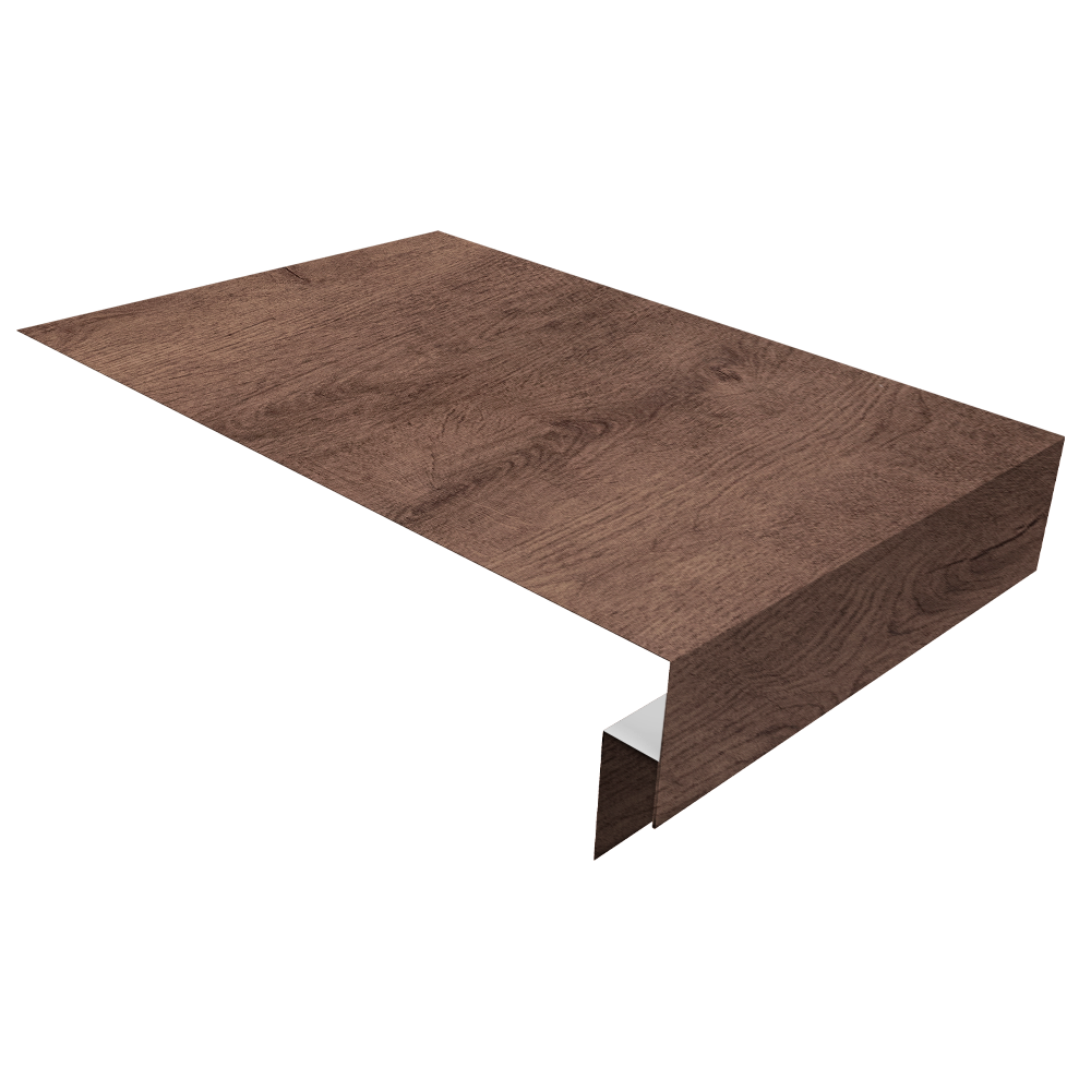 Планка околооконная сложная 300х50х18 (j-фаска) 0,45 Print Premium Almond Wood Fresh (3м)