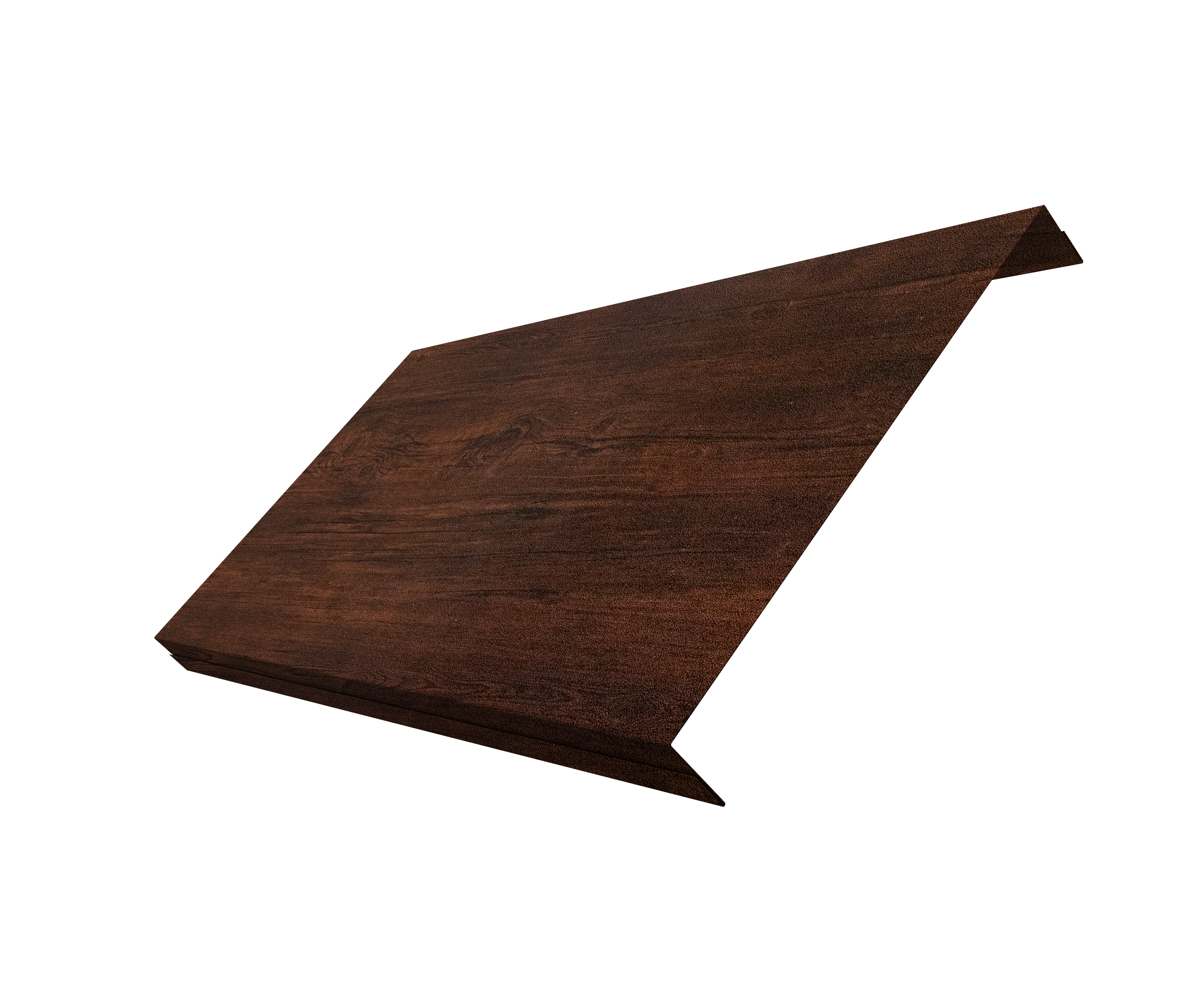 Ламель обратная 200 забора жалюзи Texas 0,45 Print-Double Premium Cherry Wood Dark F