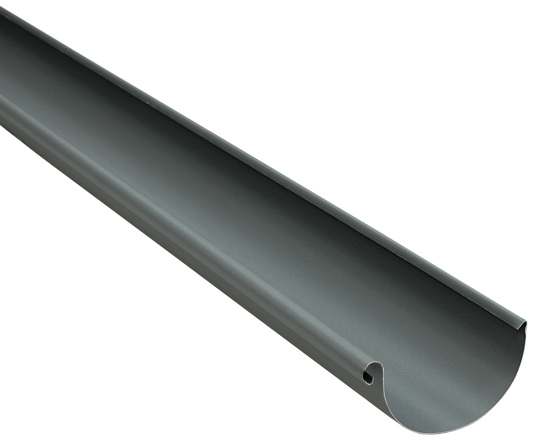 Желоб полукруглый GL PU Matt 125 мм 3 м RAL 7024 мокрый асфальт
