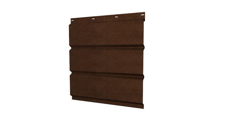 Софит металлический без перфорации 0,45 Print Elite с пленкой Antique Wood TwinColor