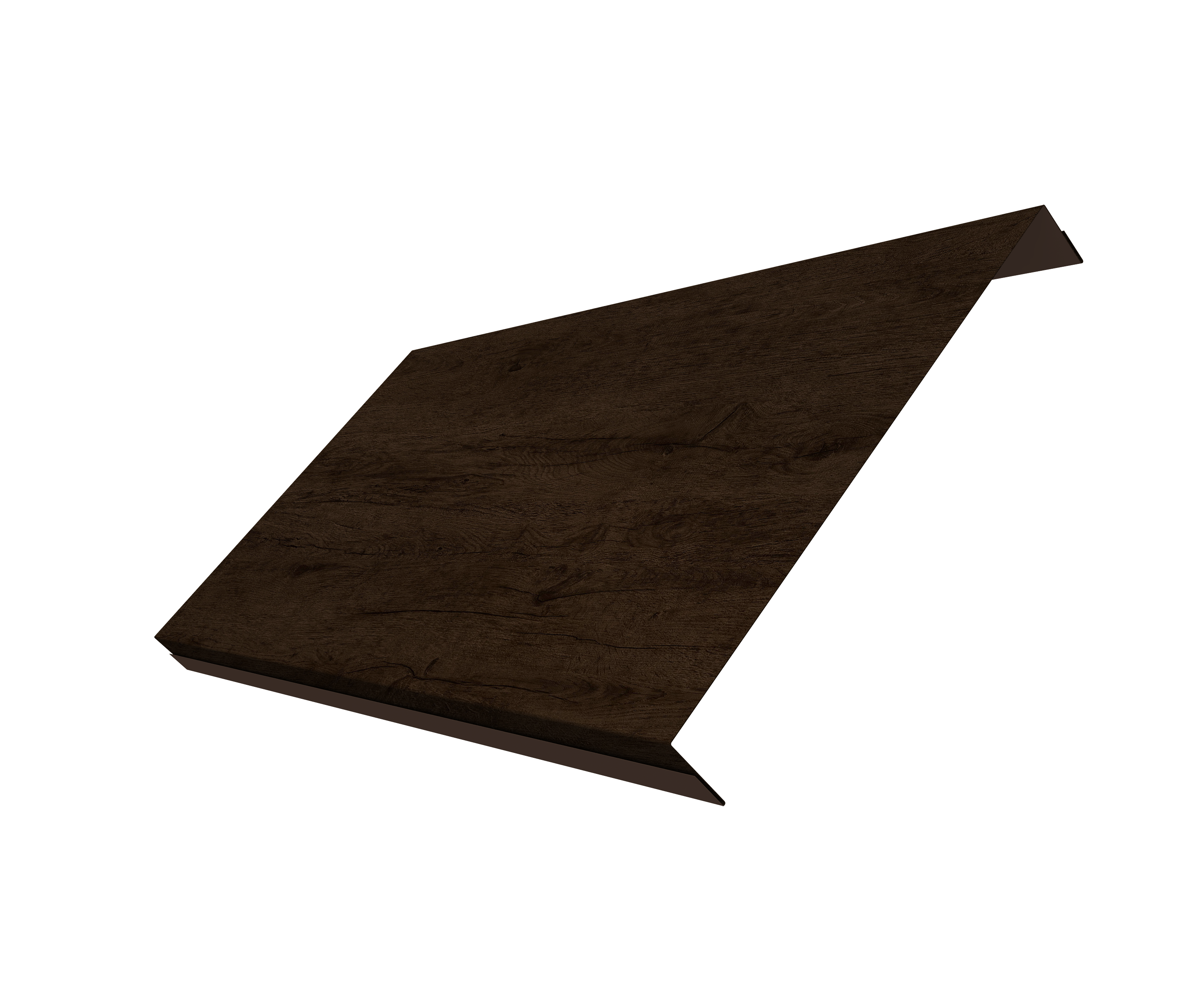 Ламель обратная 200 забора жалюзи Texas 0,45 Print Elite Antique Wood TwinColor