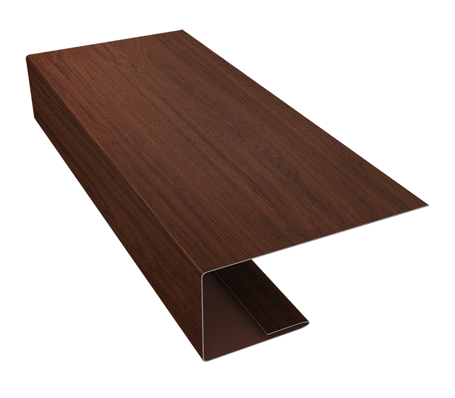 J-Профиль 18мм 0,45 Print Elite Choco Wood TwinColor (3м)