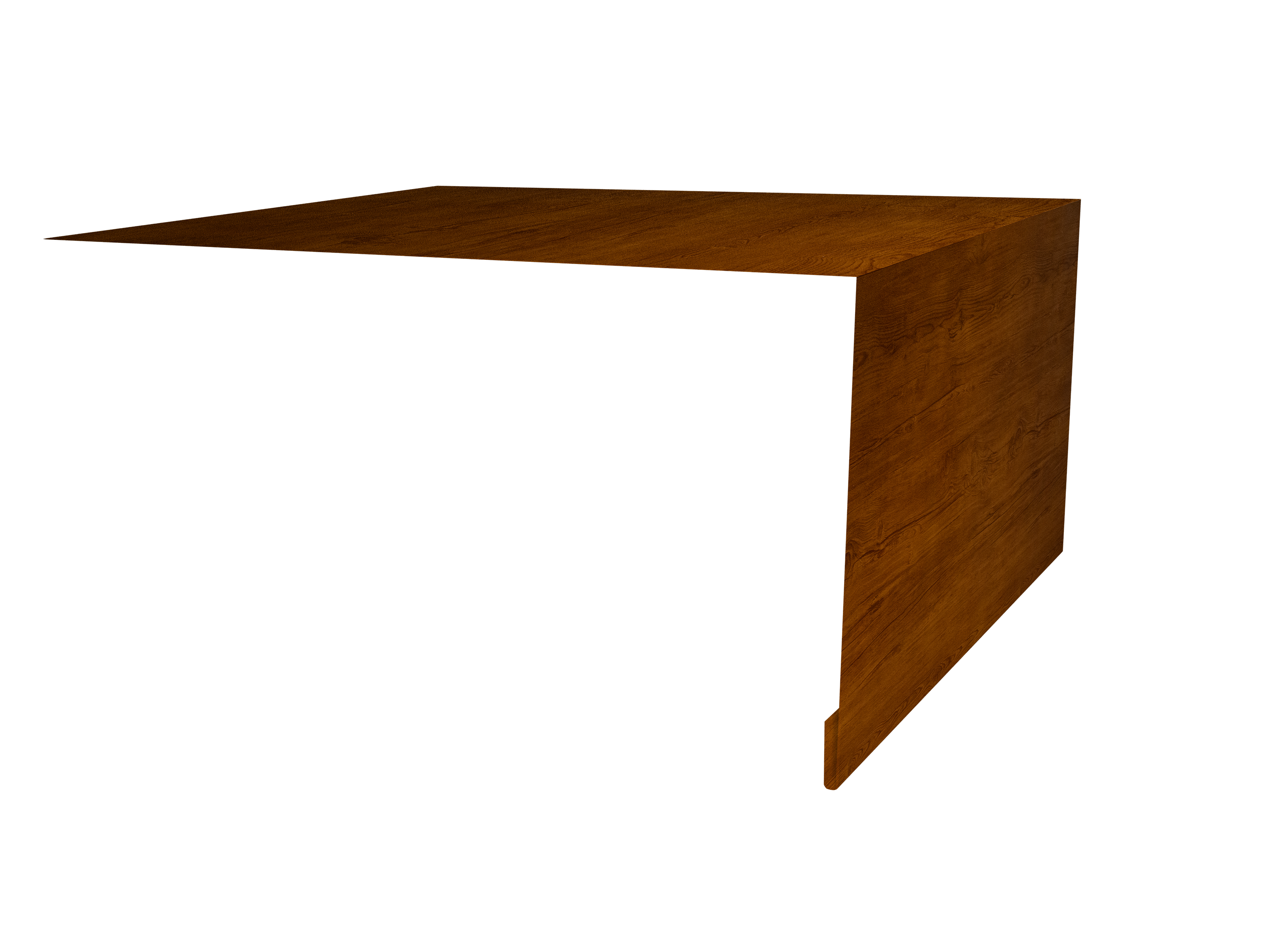 Планка околооконная простая 250х50 0,45 Print-Double Premium Golden Wood Intense F (3м)
