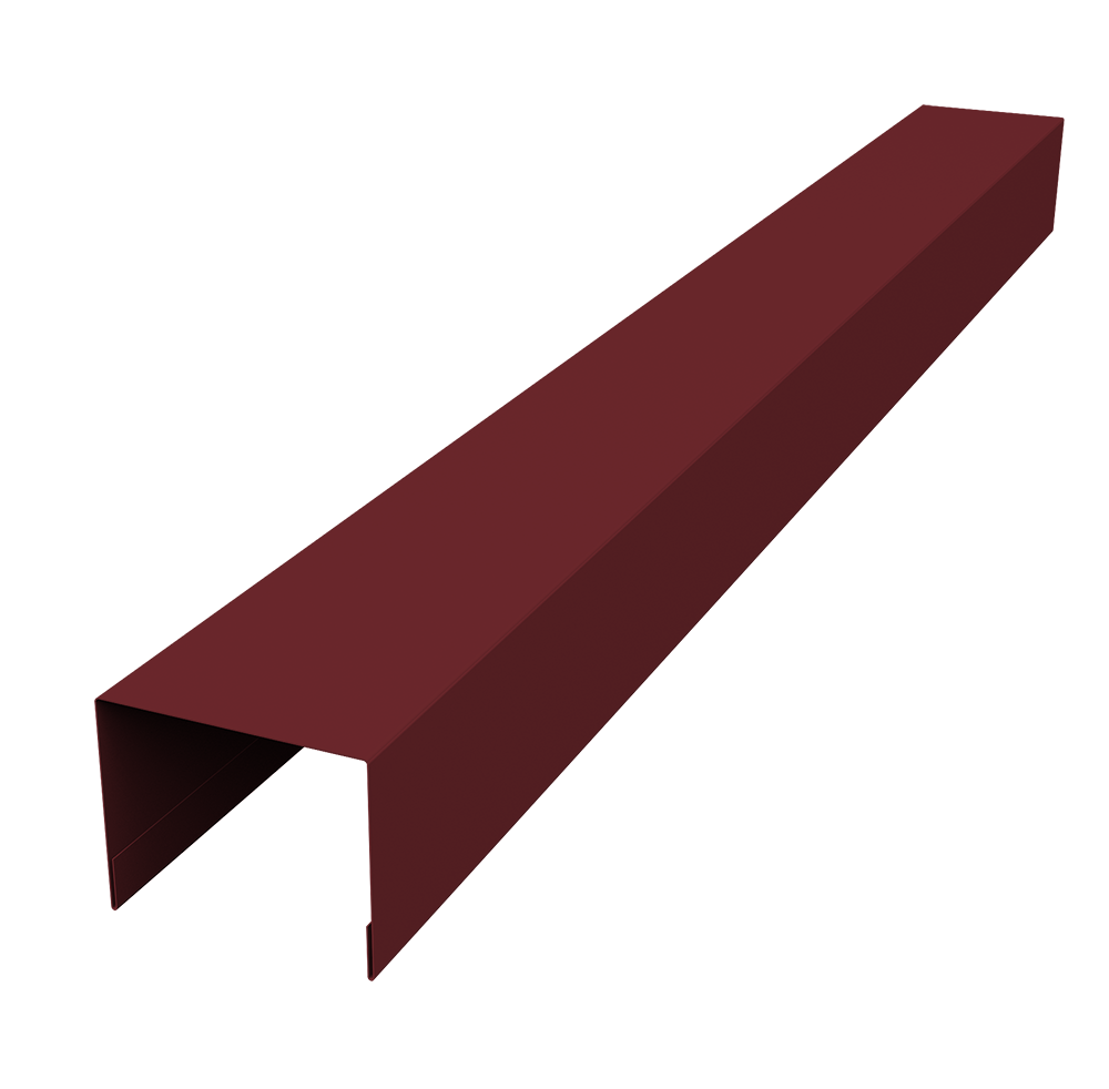 Крышка жалюзи Palermo 0,45 PE-Double RAL 3005 красное вино (2м)