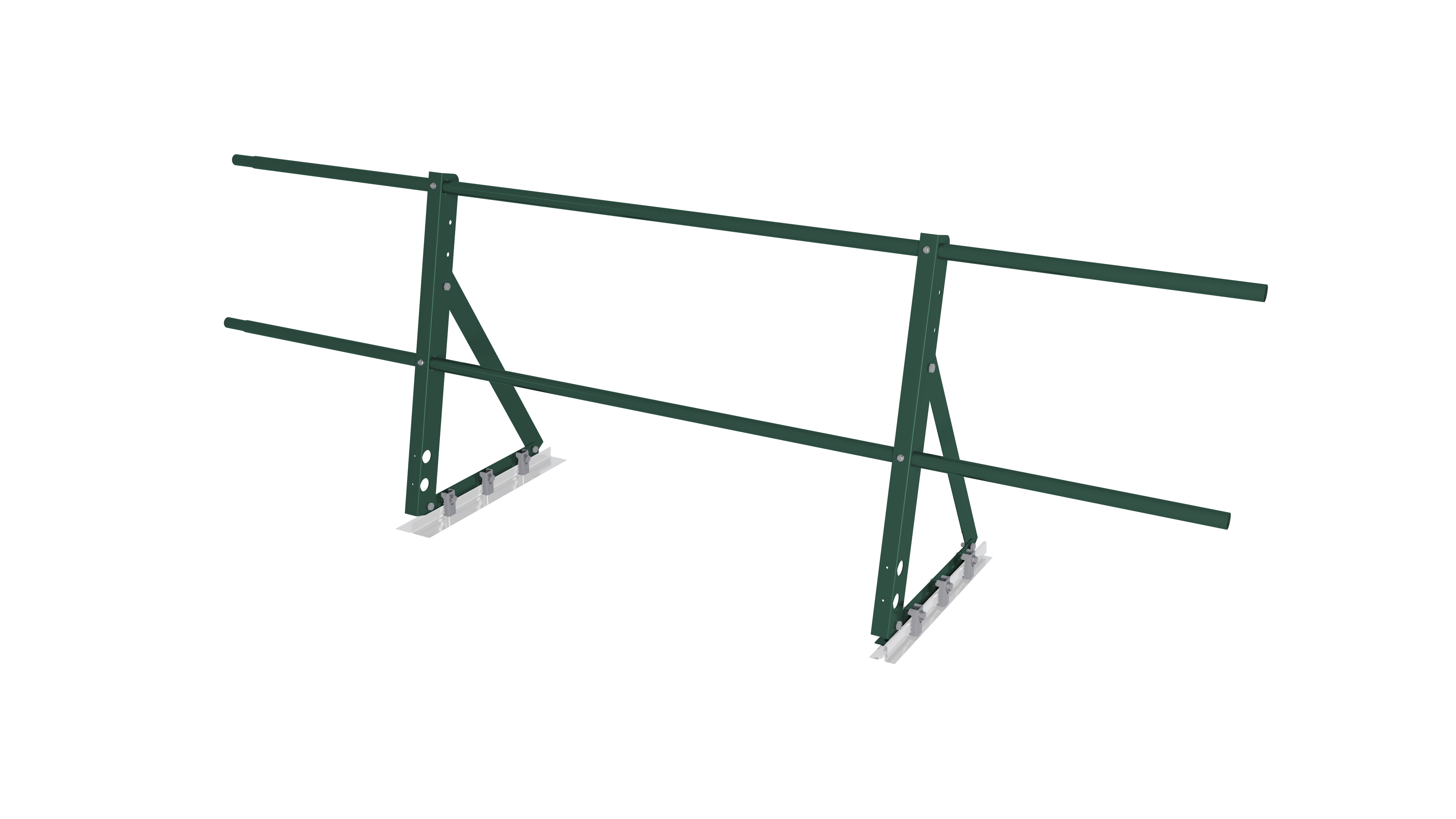 Ограждение кровельное на фальц Optima 0,65х2м RAL 6005