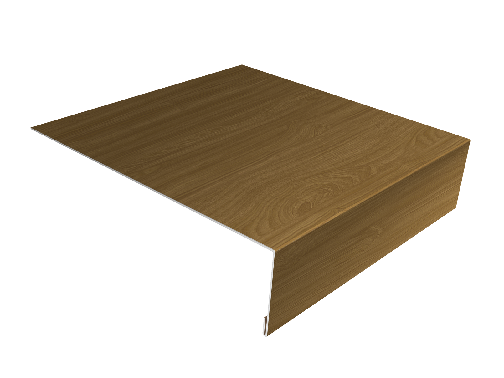 Планка лобовая/околооконная простая 190х50 0,45 Print Elite Honey Wood TwinColor (3м)