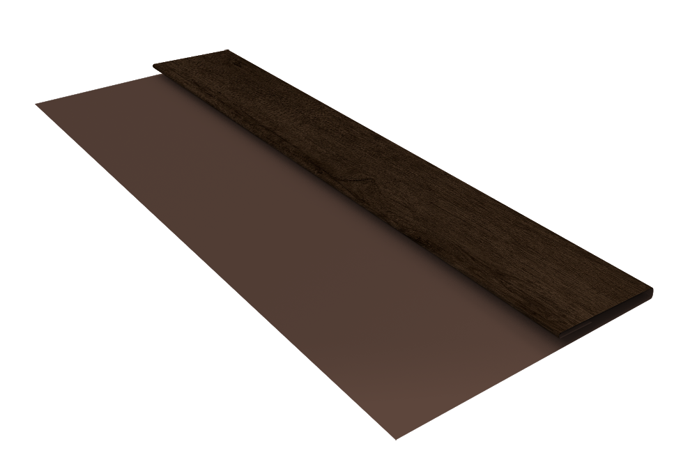 Планка стартовая Блок-Хаус new Grand Line 0,45 Print Premium Antique Wood TwinColor (3м)