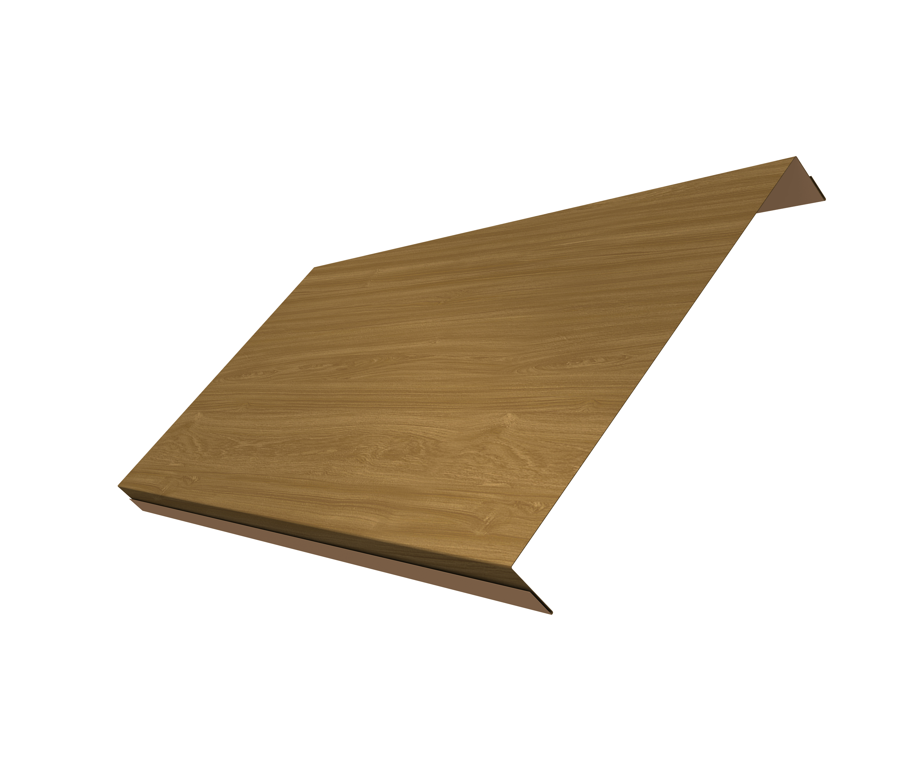 Ламель обратная 200 забора жалюзи Texas 0,45 Print Elite Honey Wood TwinColor